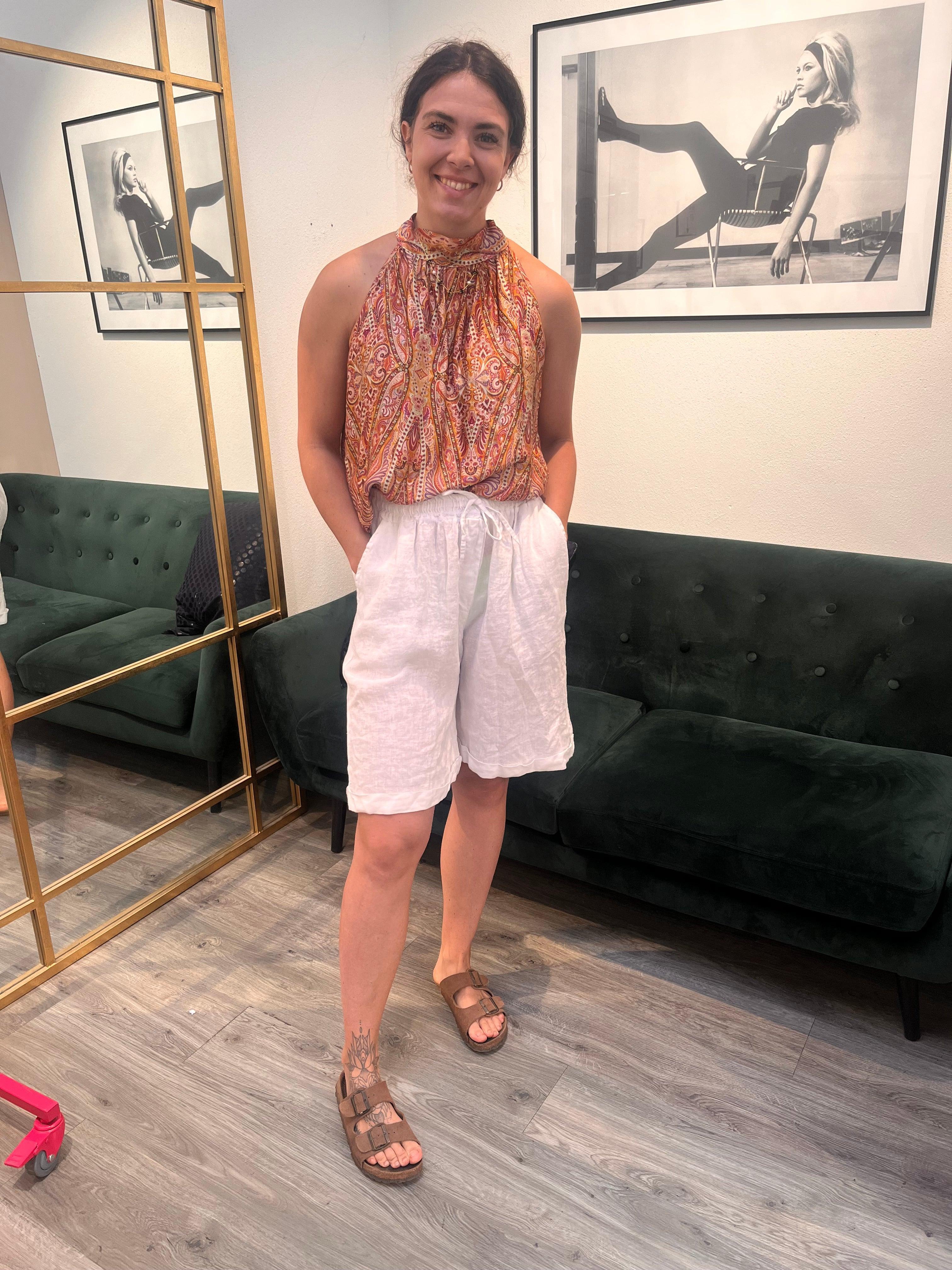 Copenhagen luxe hør shorts 1854 - Damernes Outlet