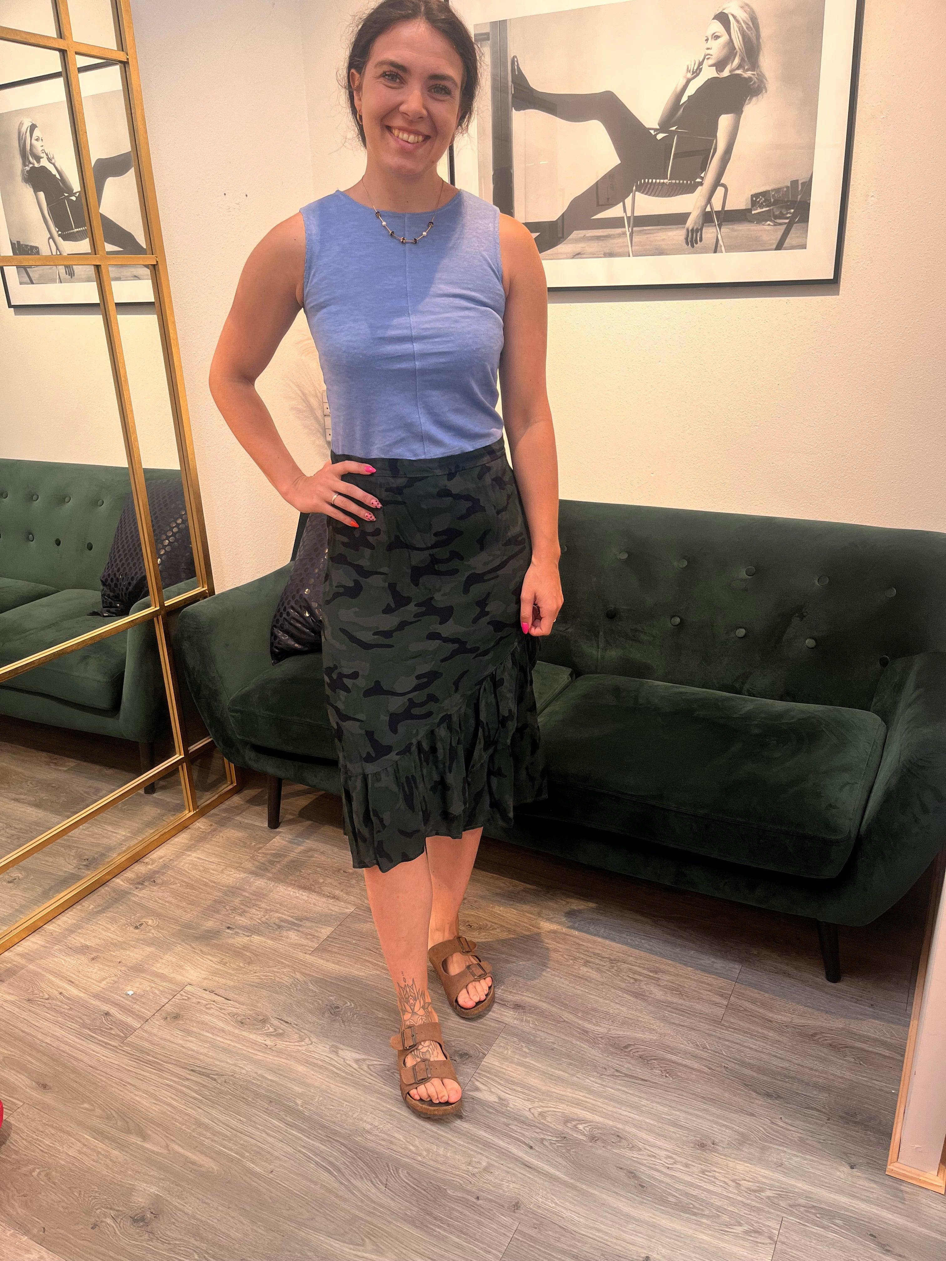 Copenhagen luxe army nederdel 1102 - Damernes Outlet