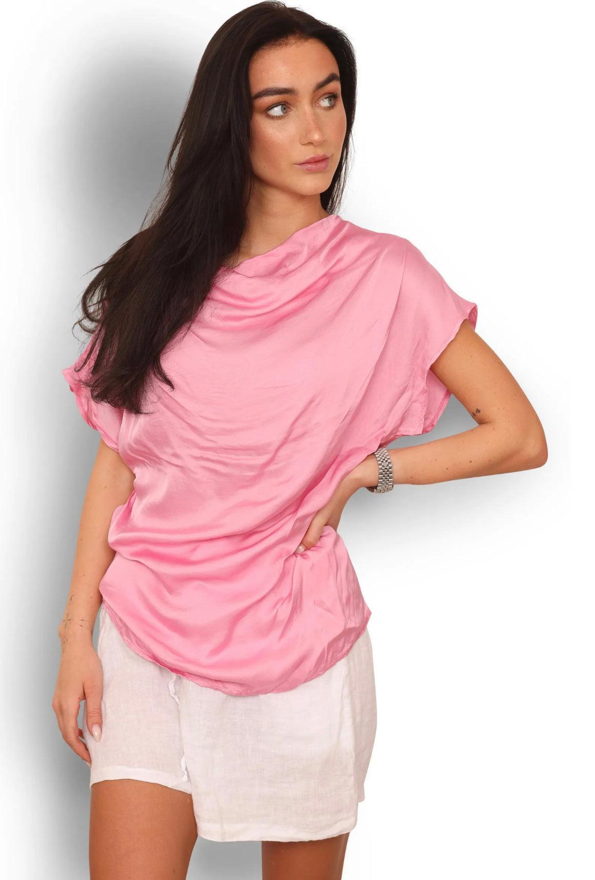 Copenhagen Luxe silke Topi Lyserød Style 2474 - Damernes Outlet