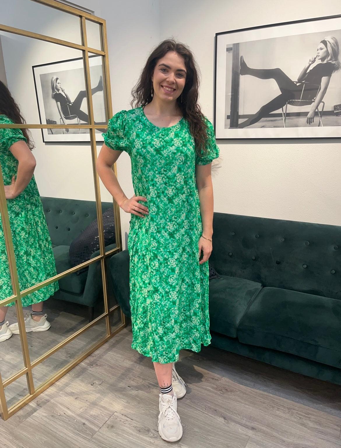 Copenhagen luxe 1834 green dress - Damernes Outlet