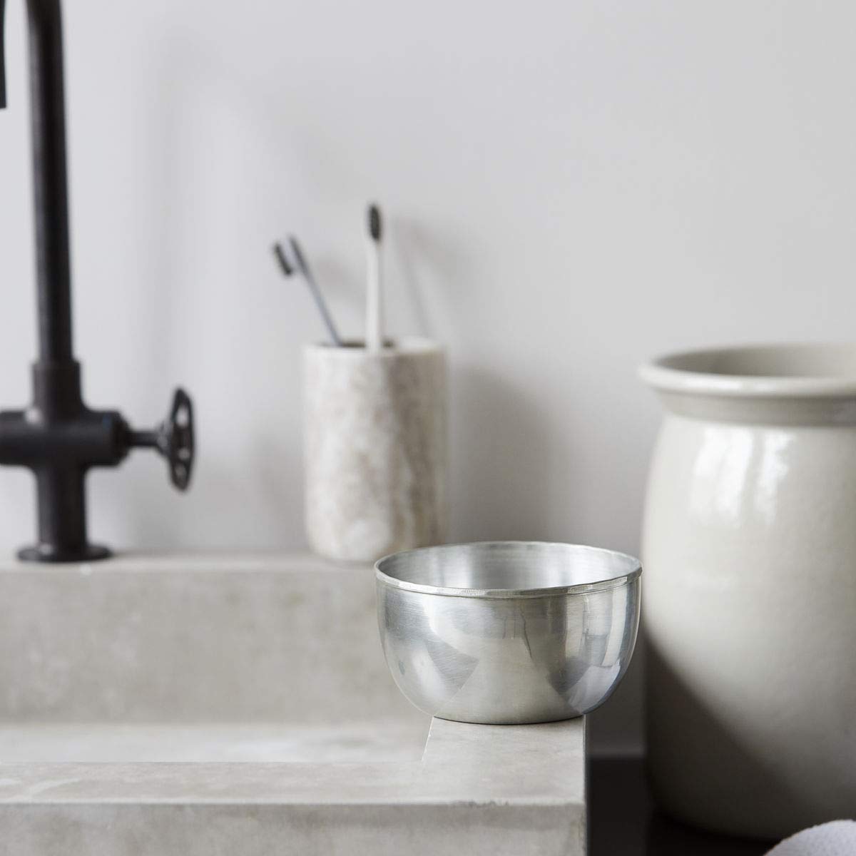 Meraki silver finish bowl