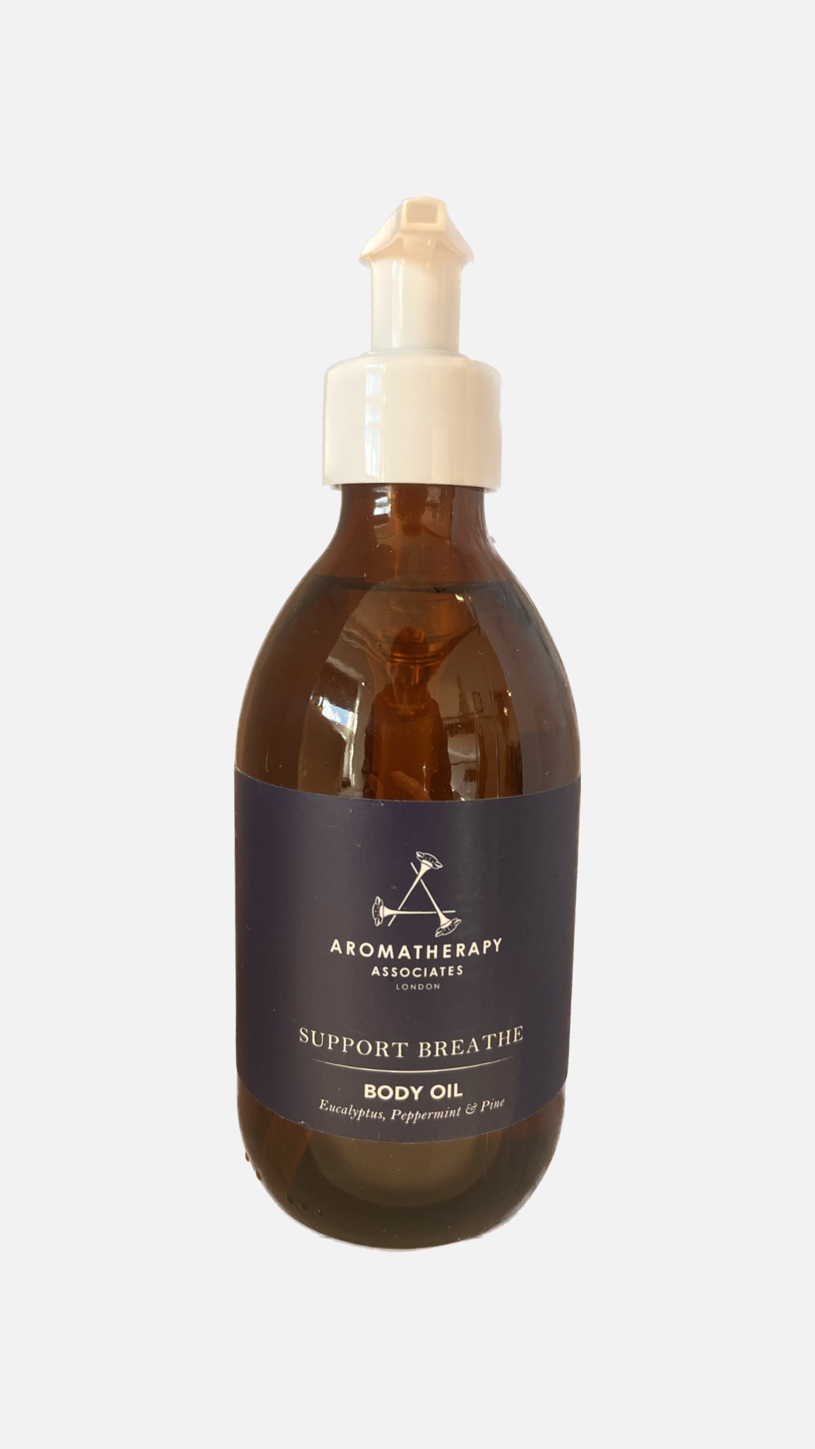 Aromatherapy Associates Support Breathe body oil, 240 ml flaske.