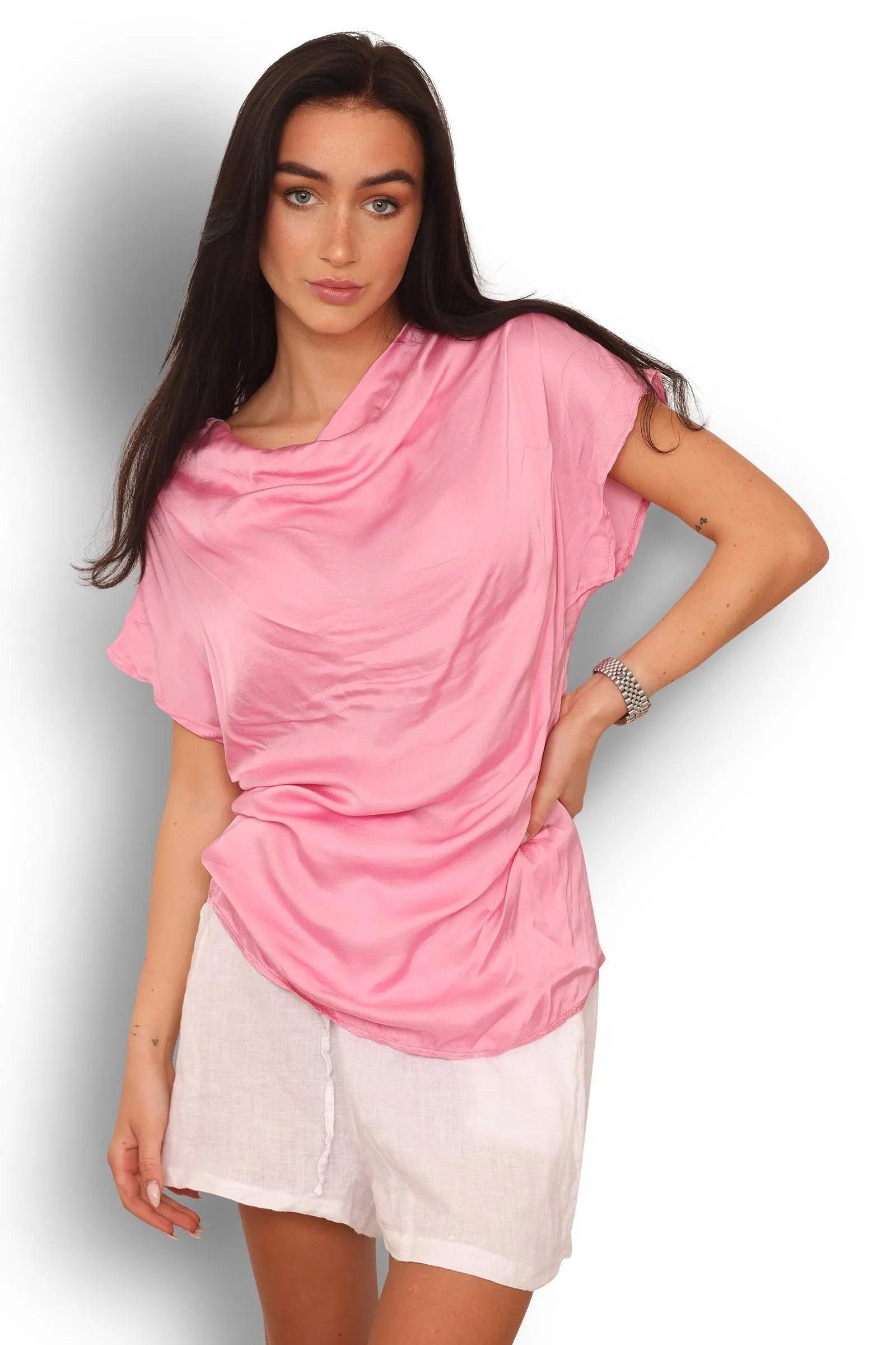 Copenhagen Luxe silke Topi Lyserød Style 2474 - Damernes Outlet