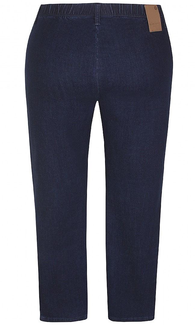 Zhenzi Twist leggings blå, komfortable og elastiske bukser med elastik i taljen.