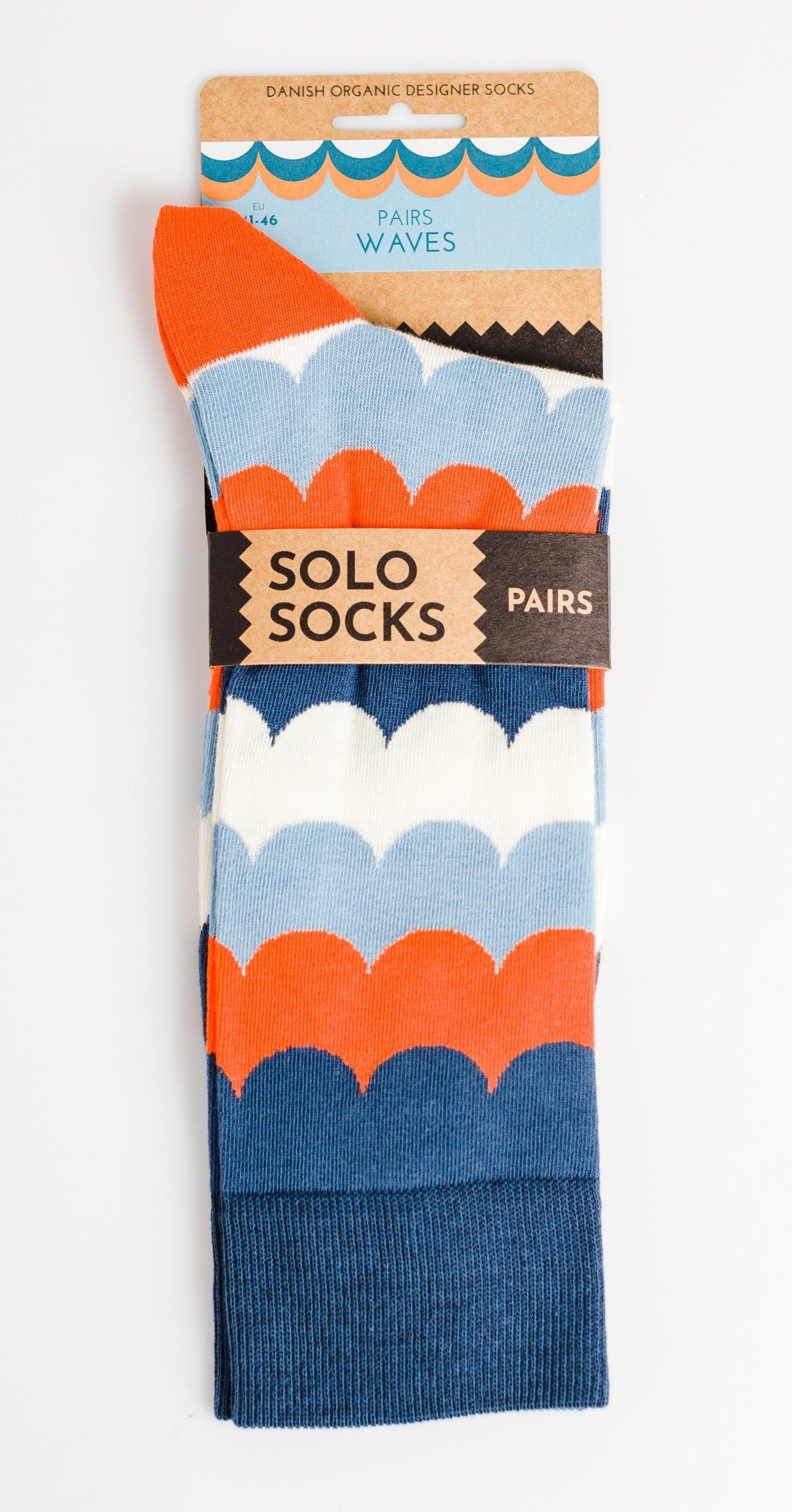 SOLOSOCKS - Waves strømper - Damernes Outlet