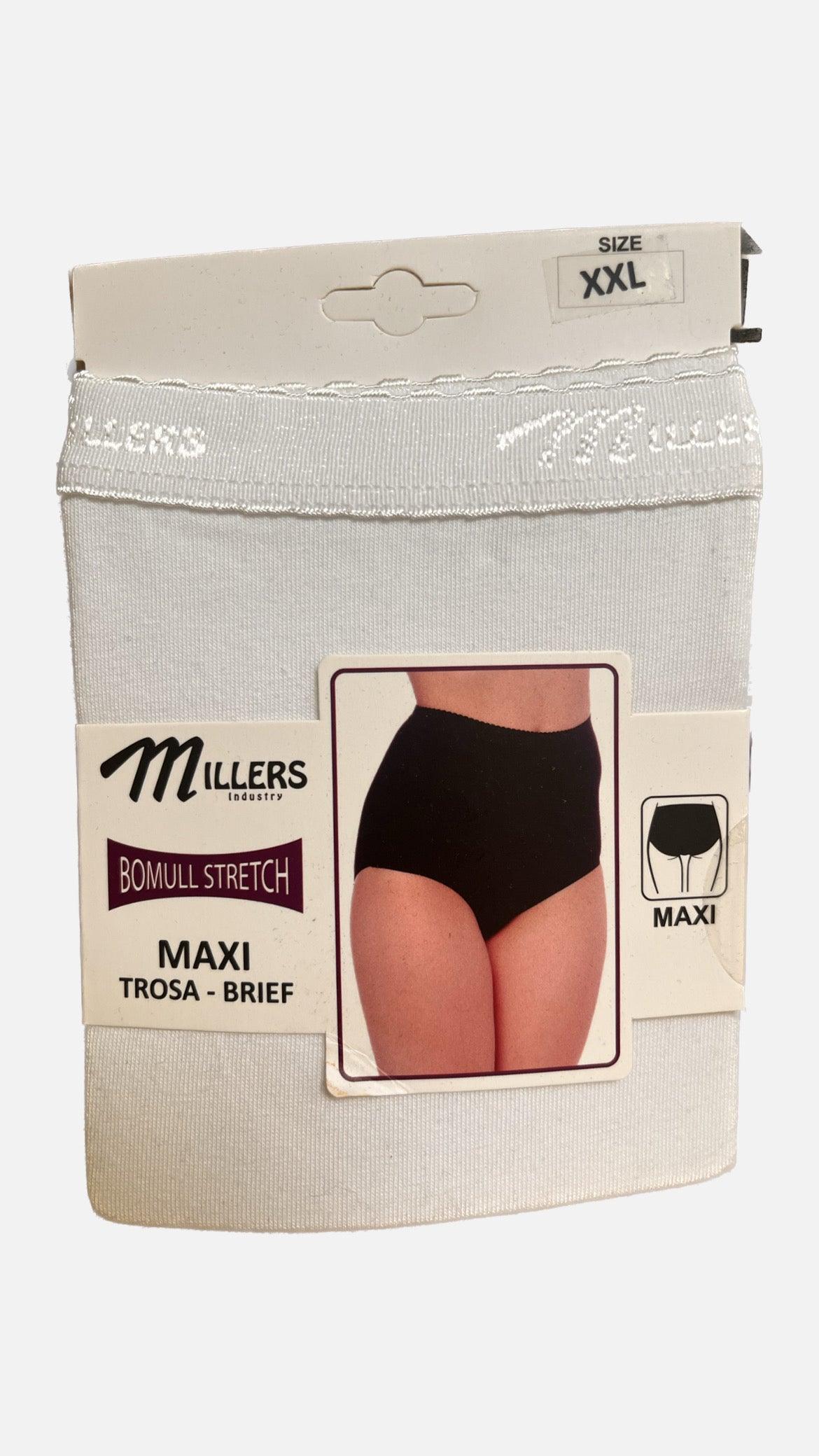 Bamboo | kvinders maxi Trosa trusser -36 i hvid pakke.