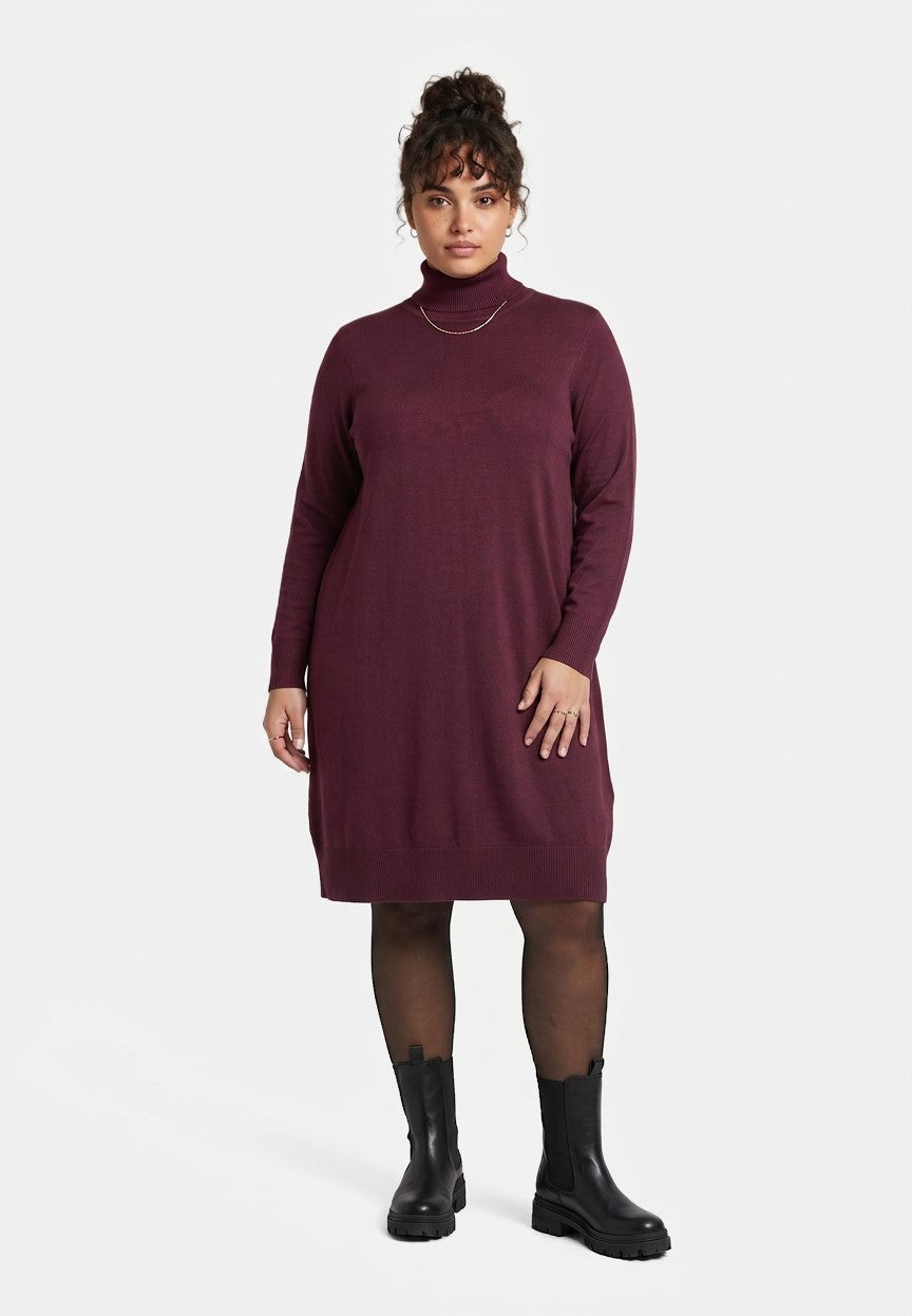 Adia ADAzar Knit Dress 2999 BORDEAUX RED