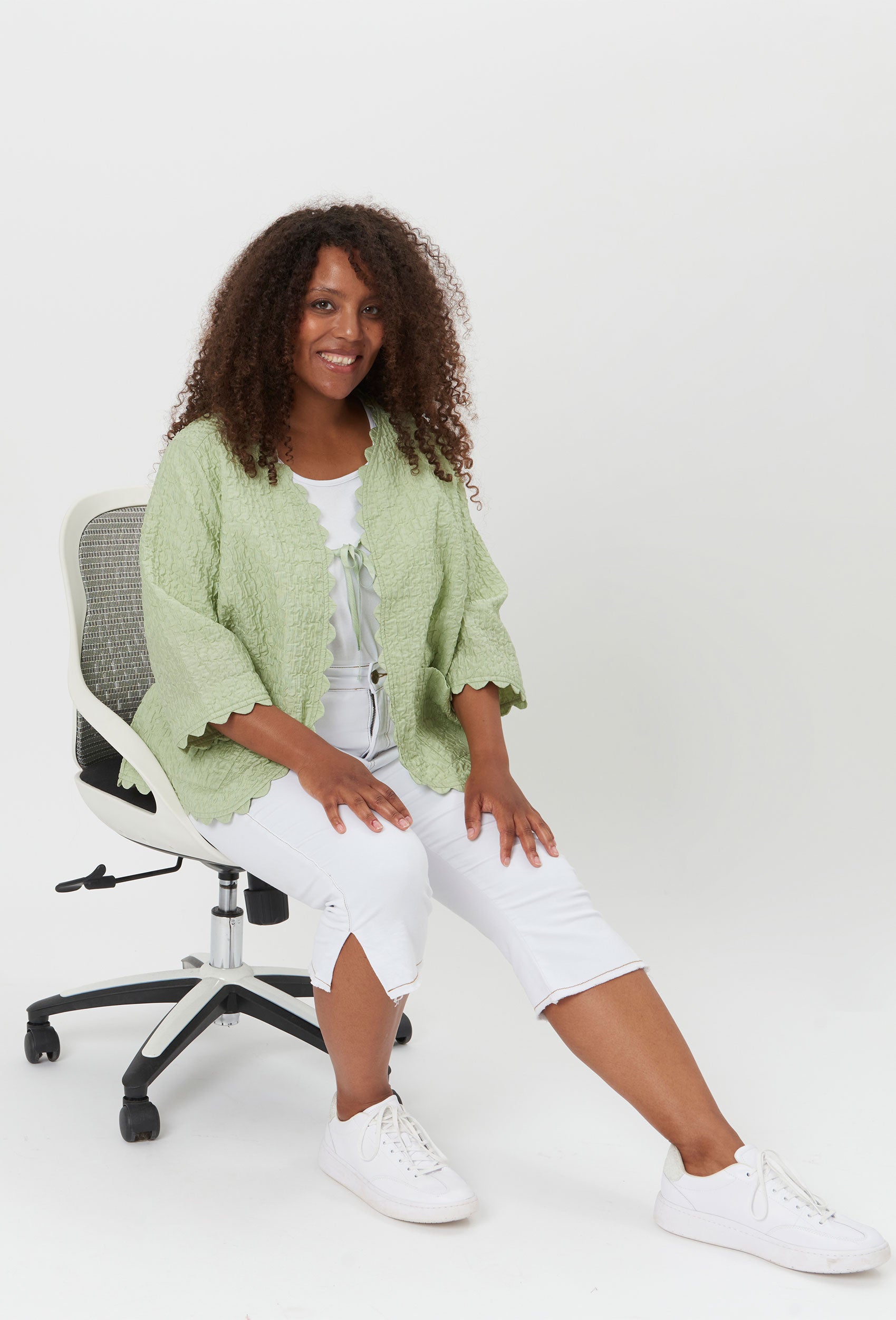 Adia ADBecca Cardigan 5635 Daiquiri Green