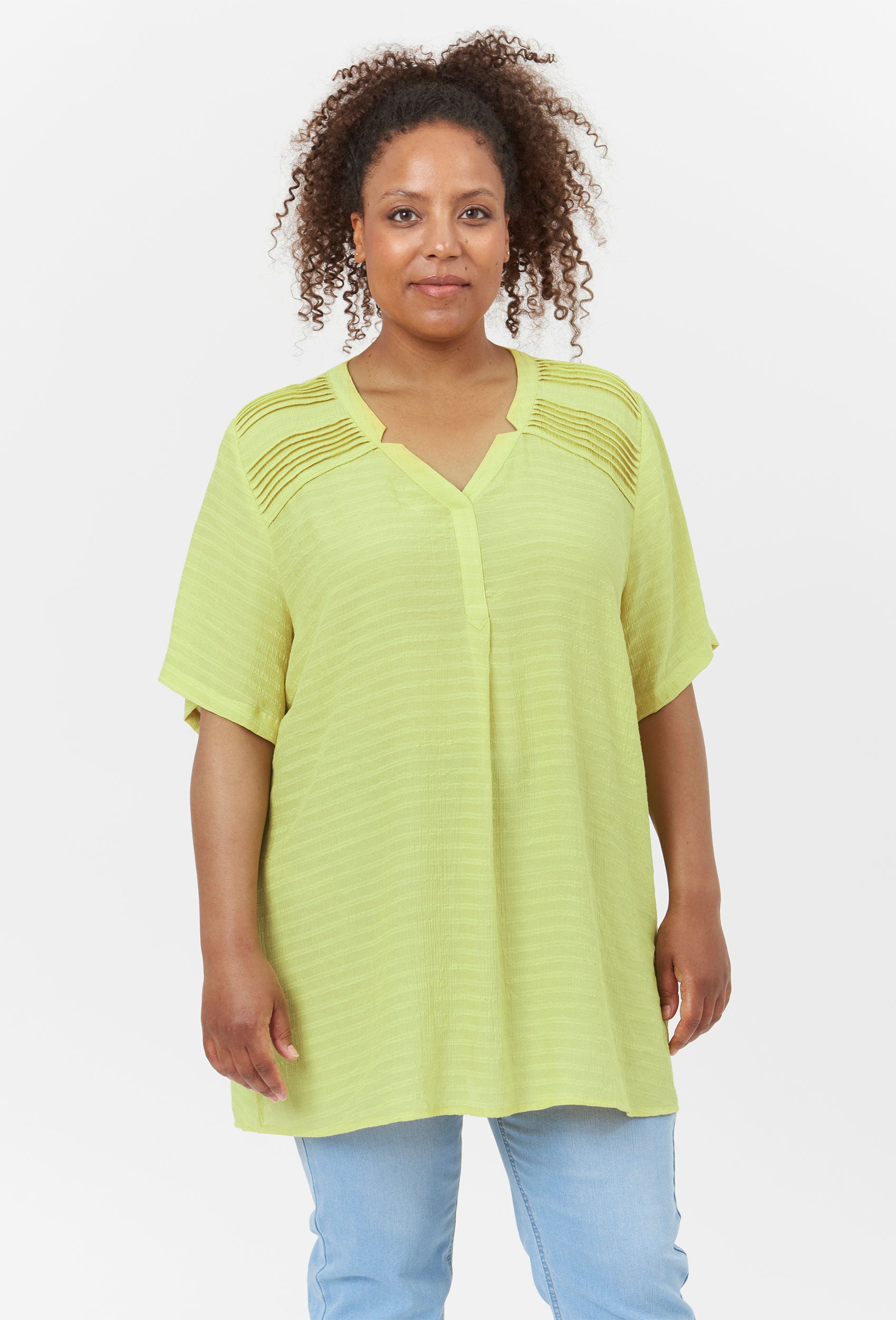 Adia ADBergithe Skjortebluser 5635 Daiquiri Green