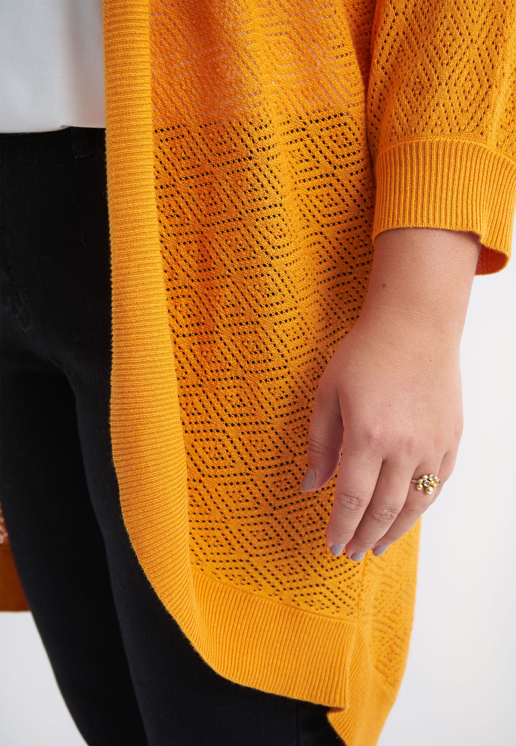 Adia ADBritta Cardigan 2556 Cumquat Orange
