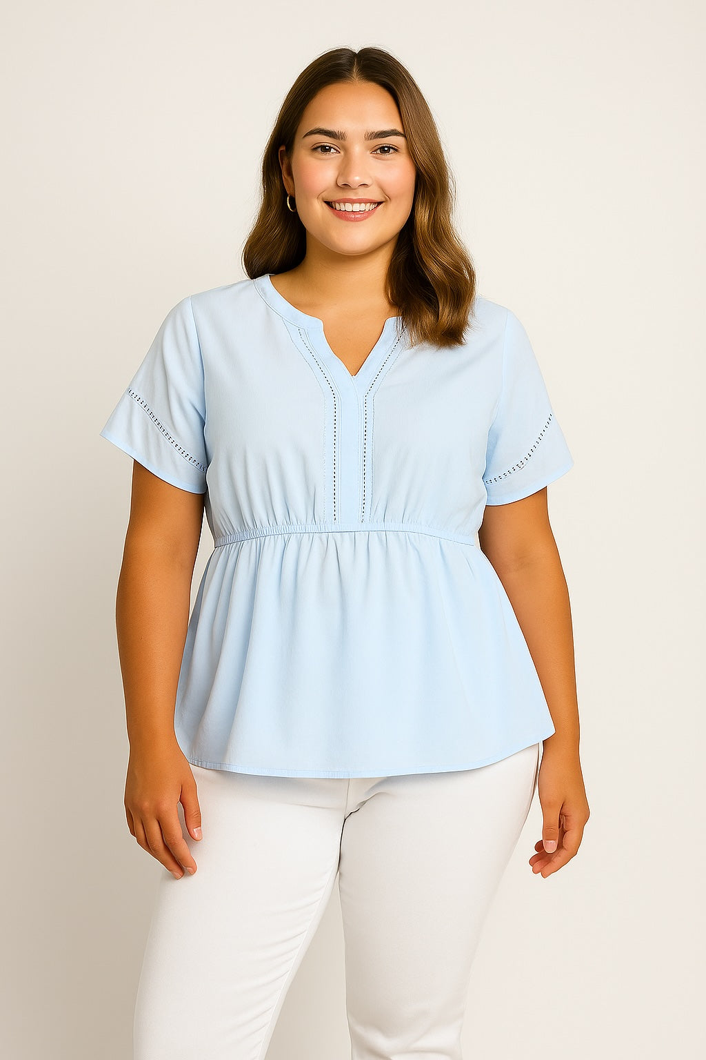 Adia ADCathinka Bluser 5000 LIGHT BLUE