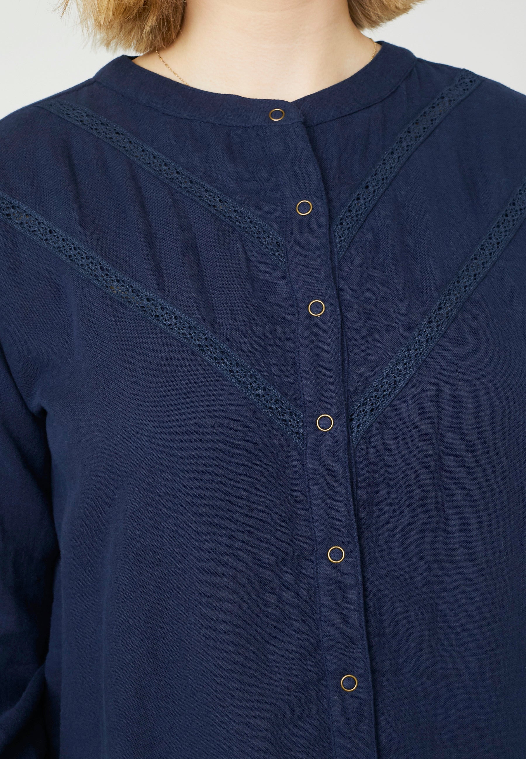 Adia ADFarina Skjortebluser 5999 NAVY BLUE