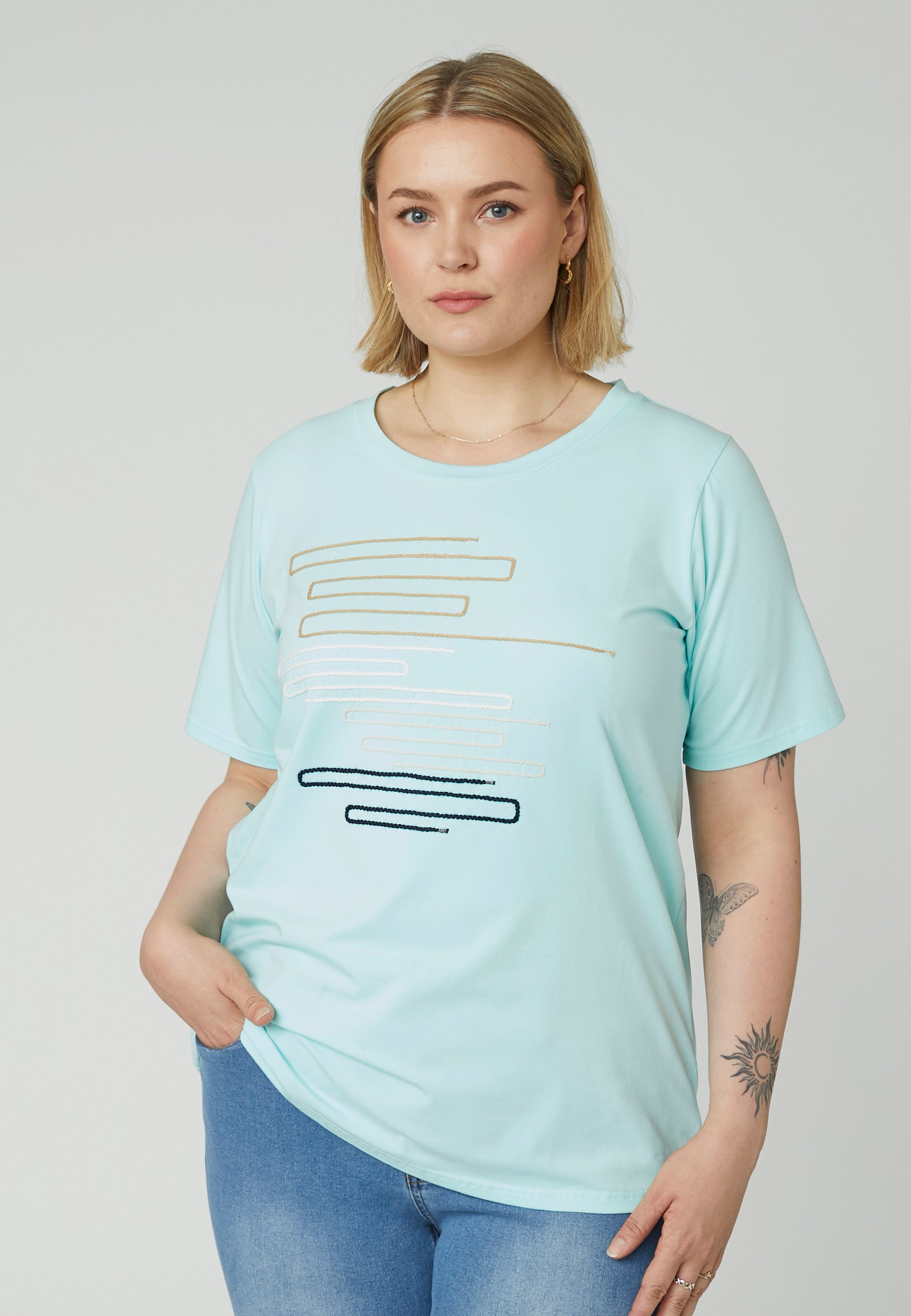 Adia ADFattima T-Shirt 5285 turquoise
