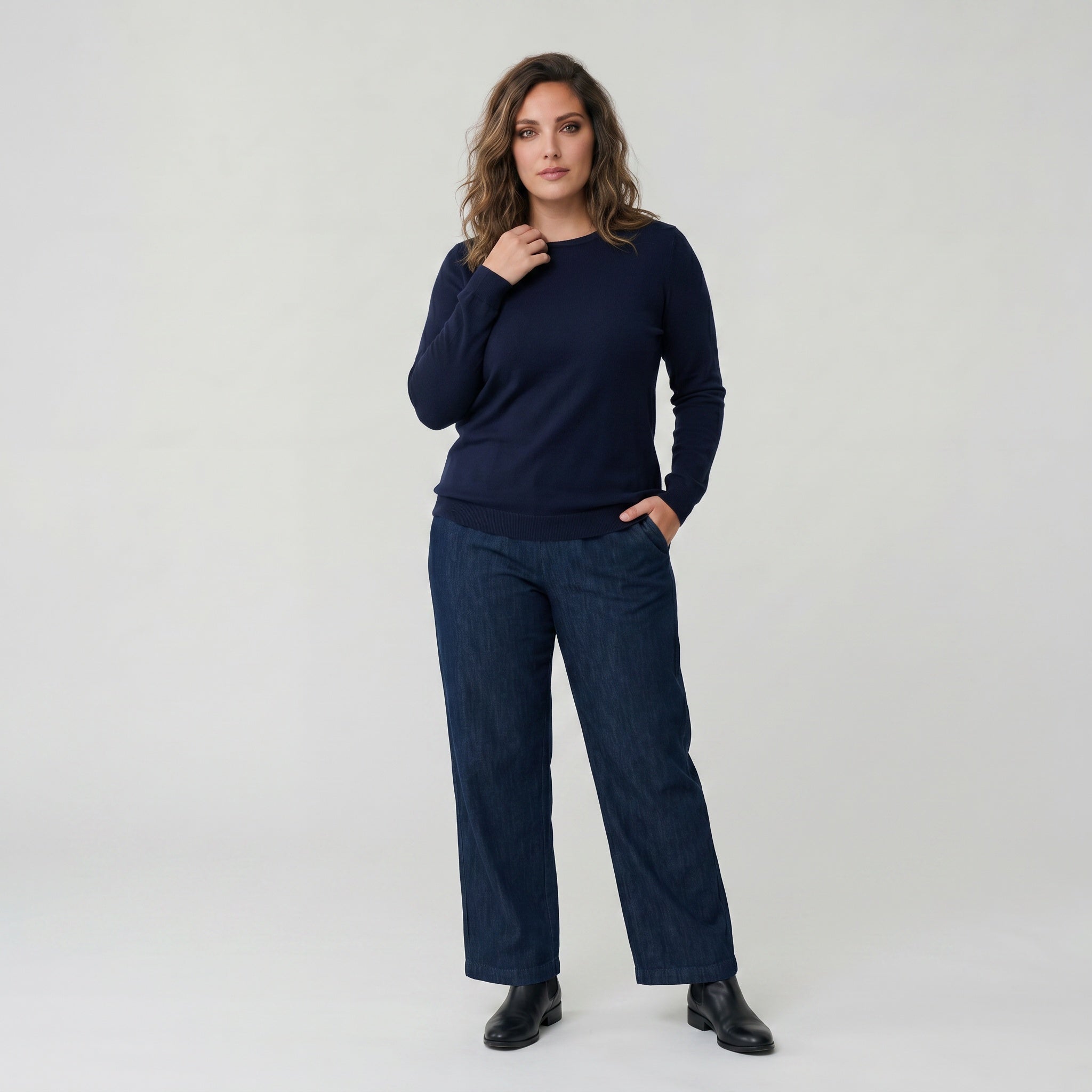 Adia ADFelone Bukser 5999 NAVY BLUE