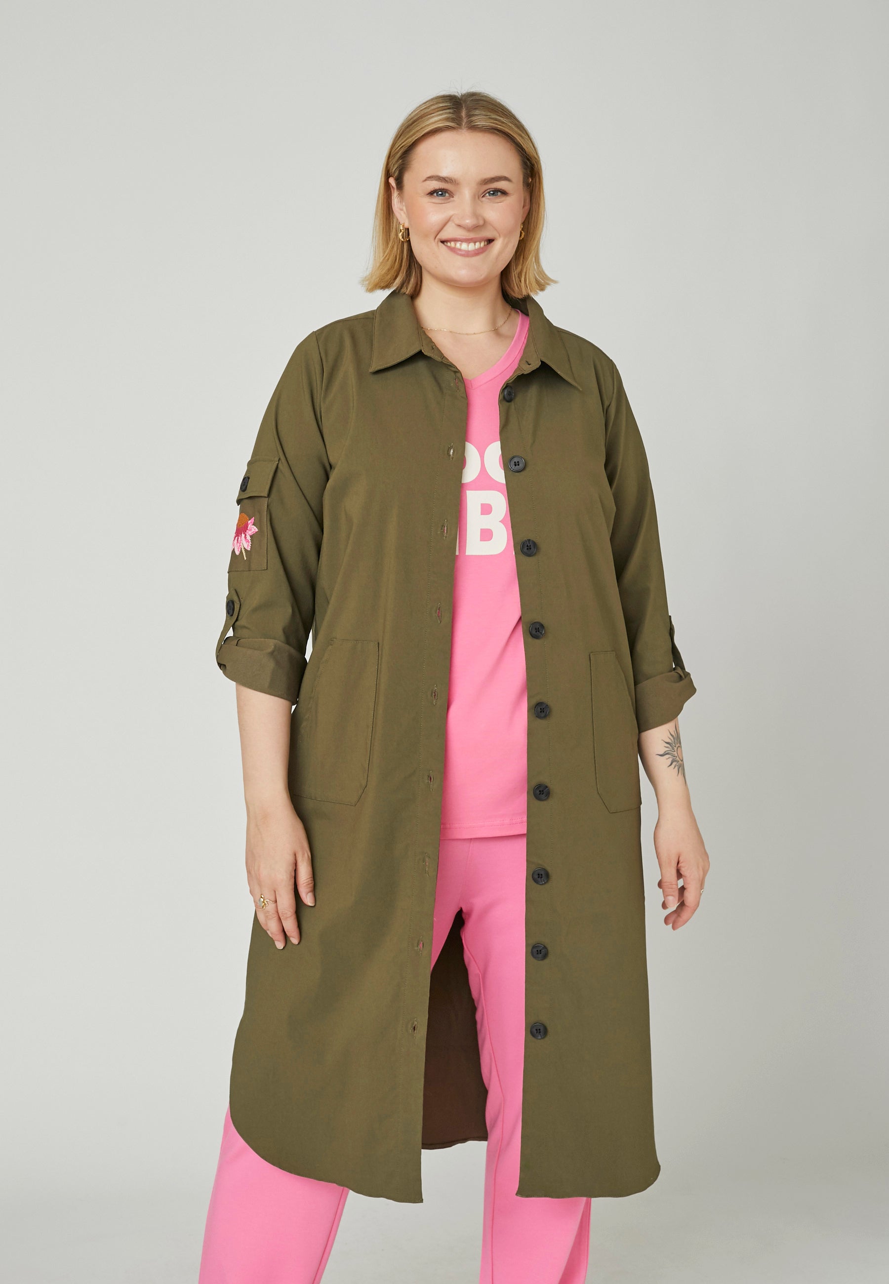 Adia ADFrauke Kjoler 3506 Khaki Green