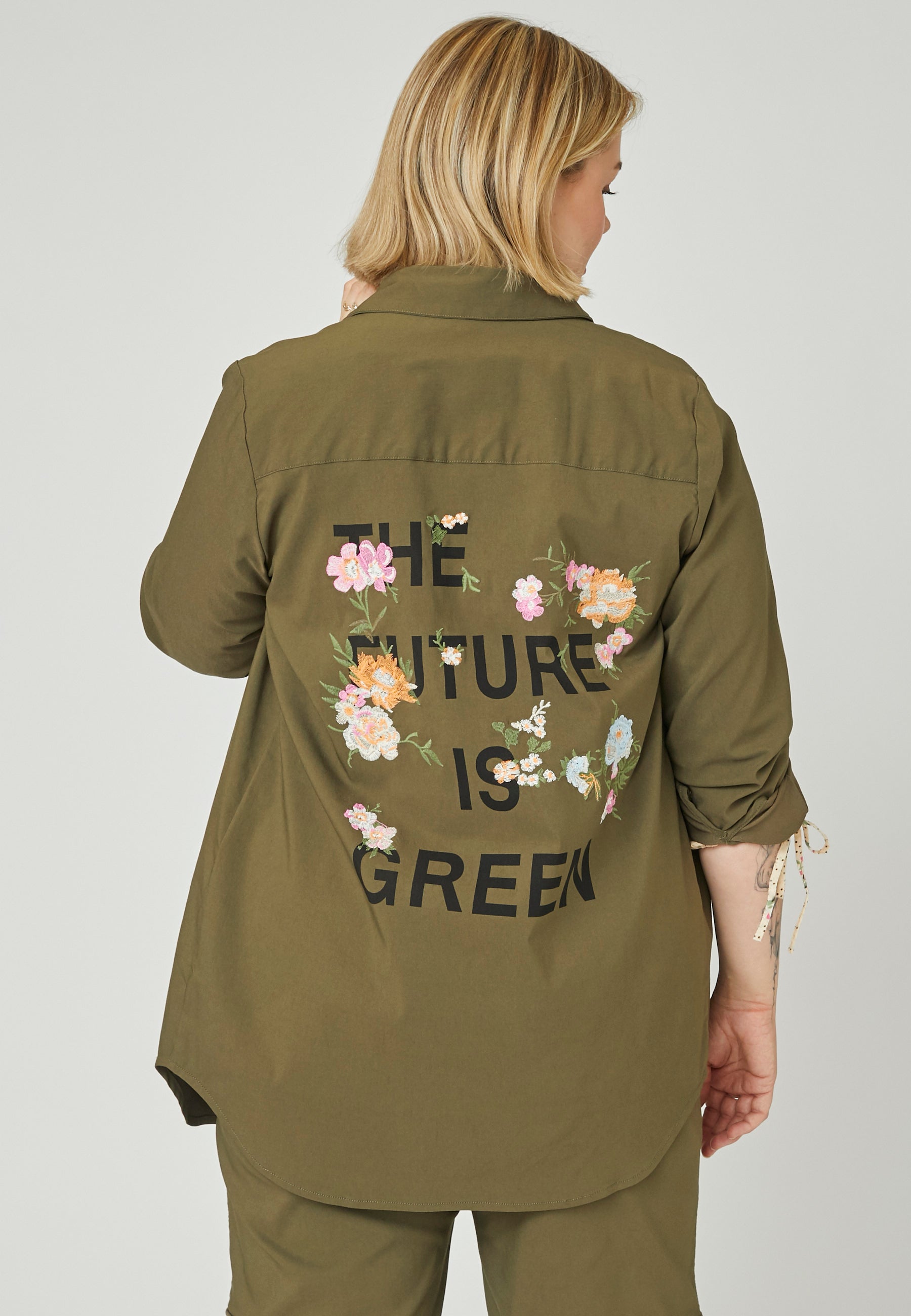 Adia ADFrederikka Jakker 3506 Khaki Green