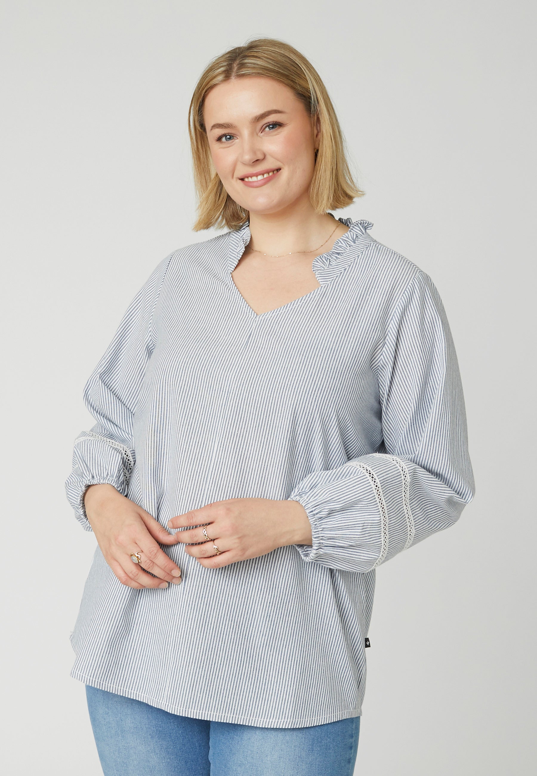 Adia ADGinger Bluser 5999 NAVY BLUE