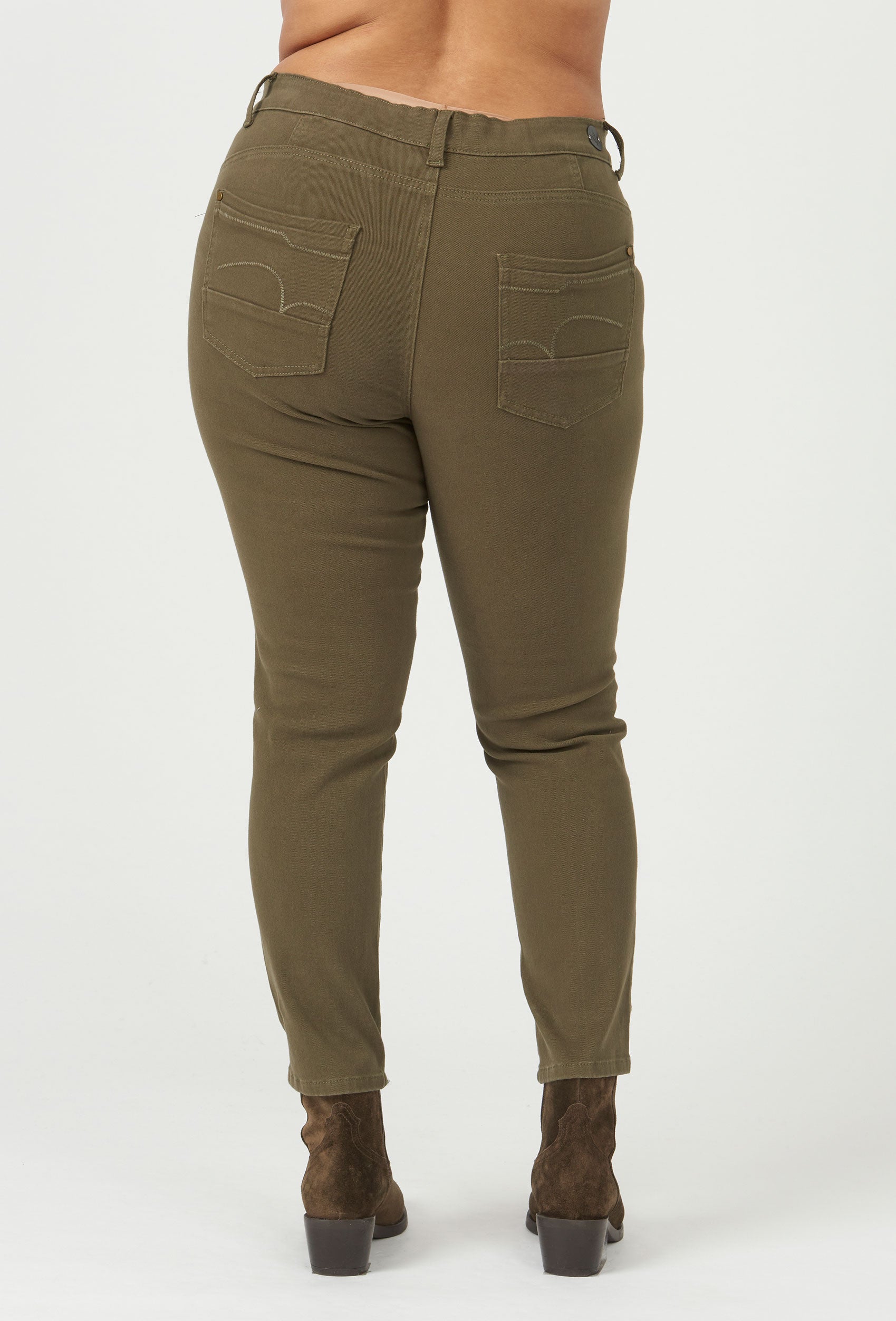 Adia ADJeans Milan 7/8 Jeans 5630 Dark Olive