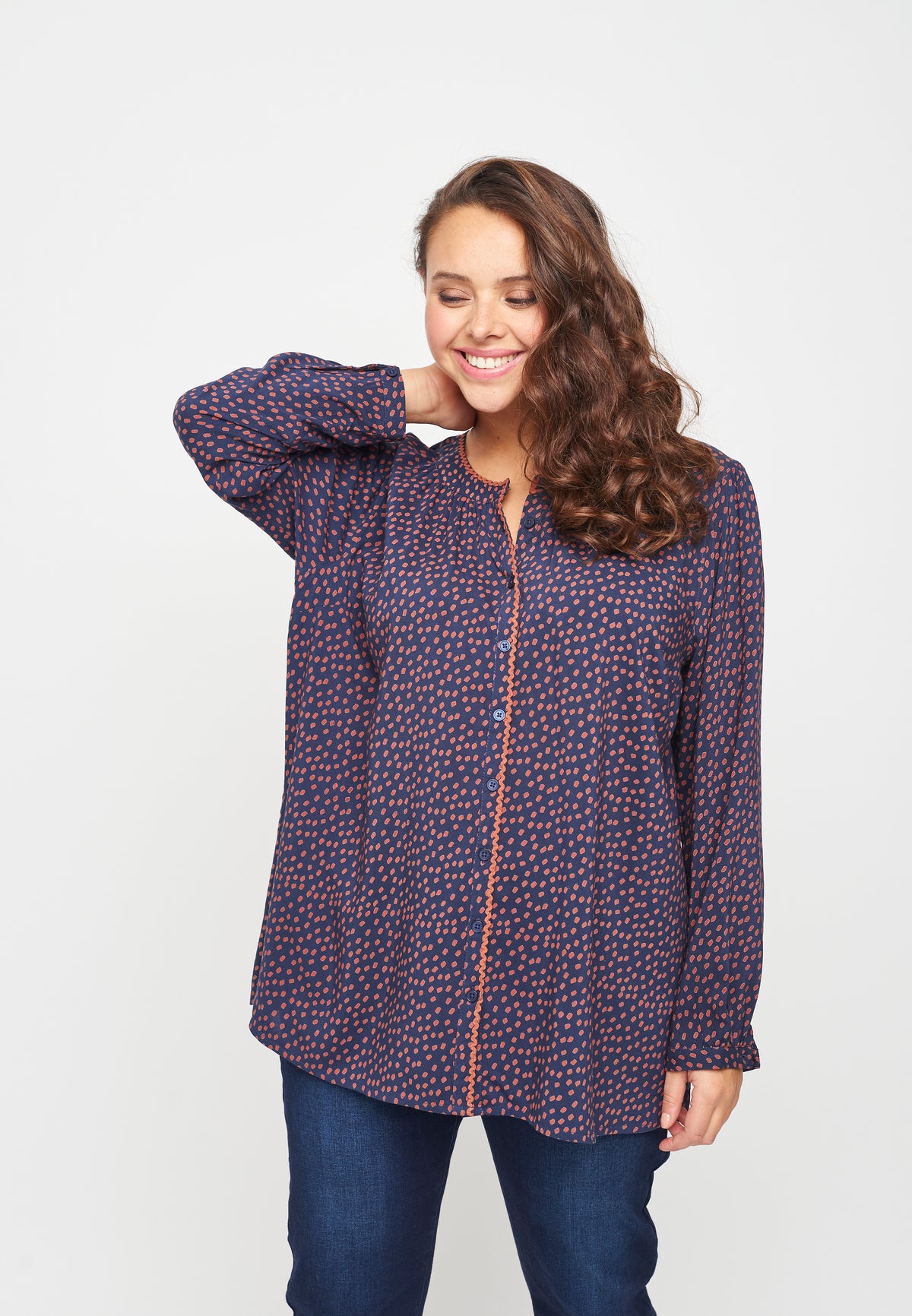 Adia ADKarin Bluser 4644 Midnight Navy