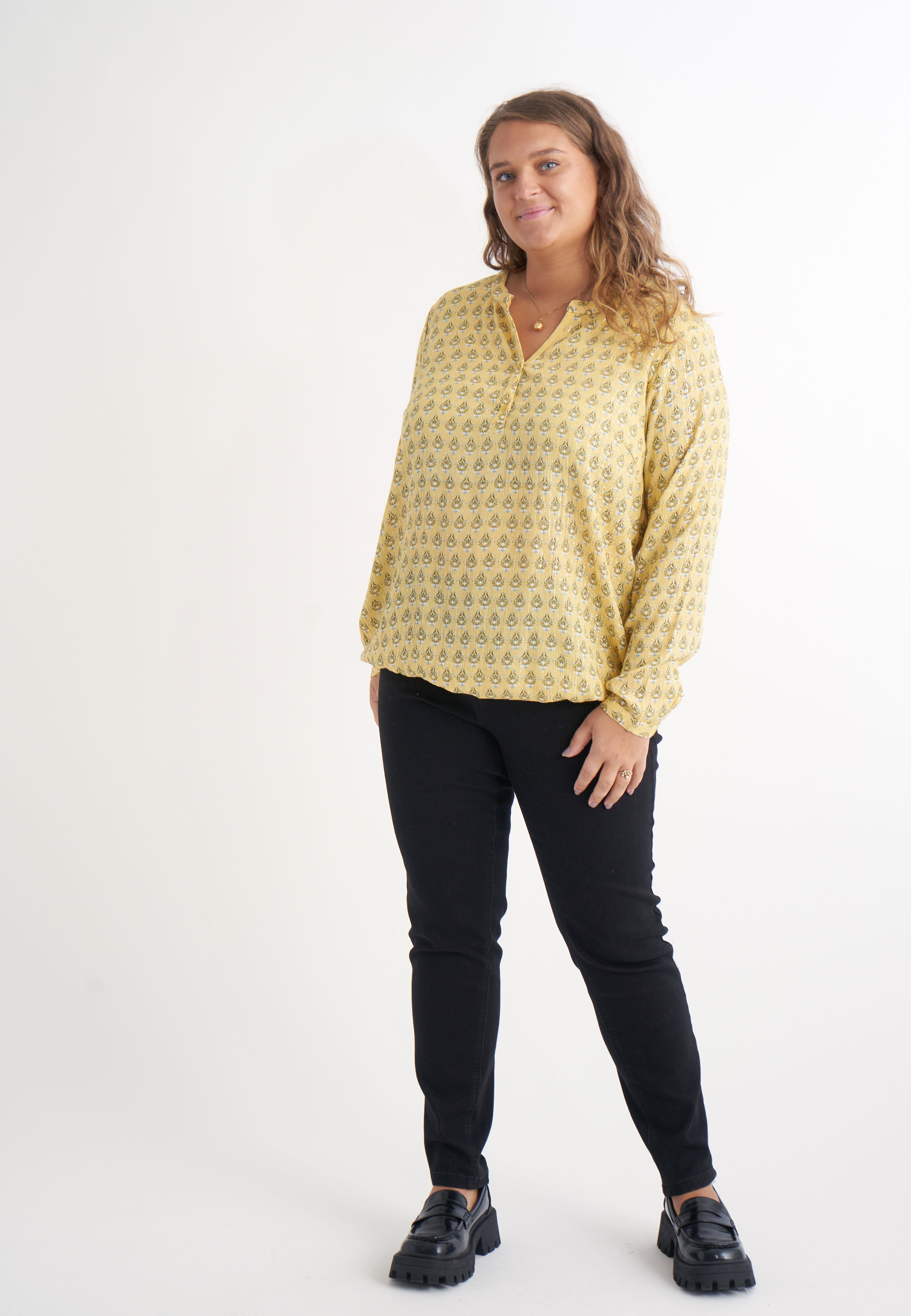 Adia ADLeota Bluser 2049 Pale Sunshine