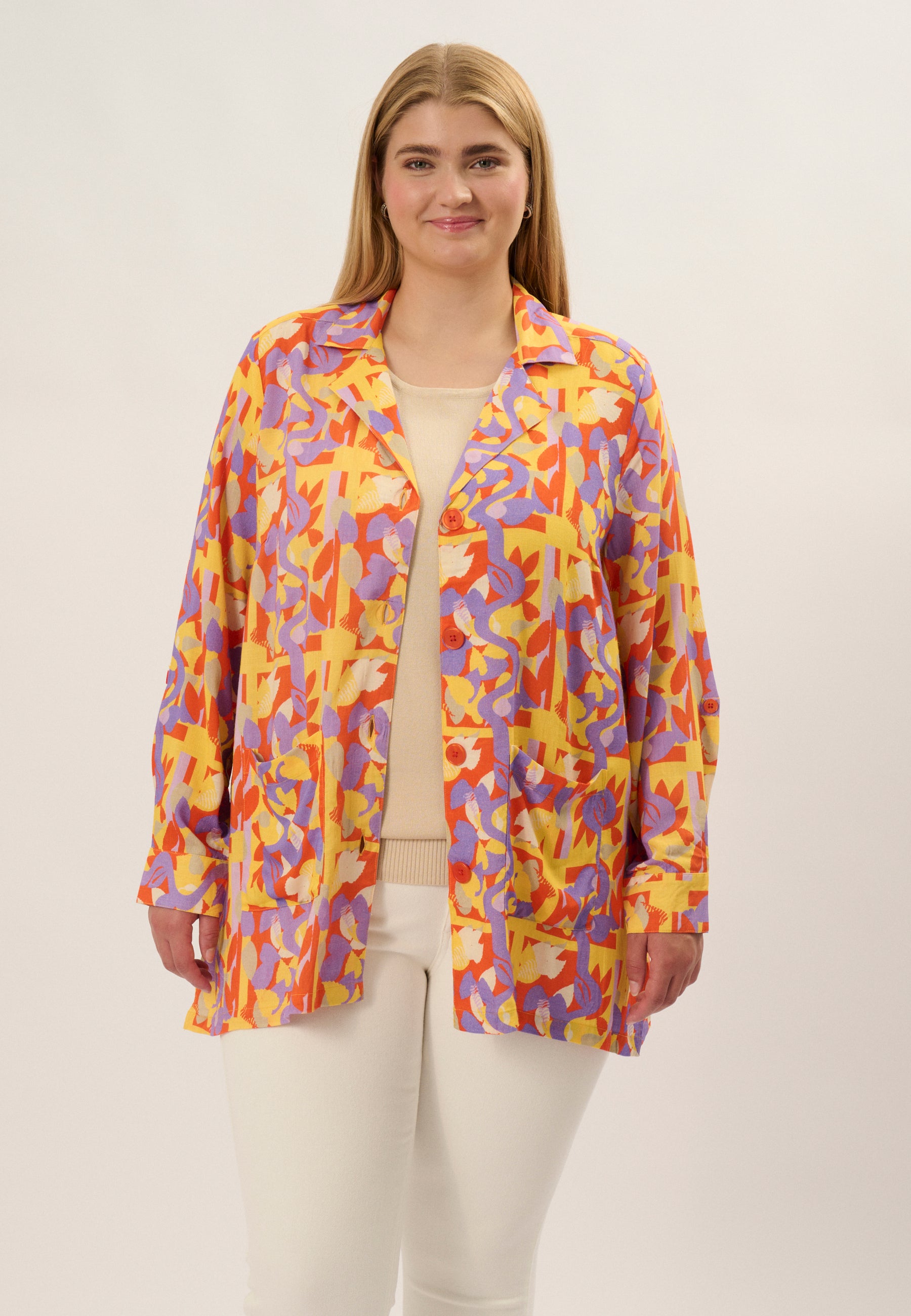 Adia ADPalina Jakker 8501 Spring Orange