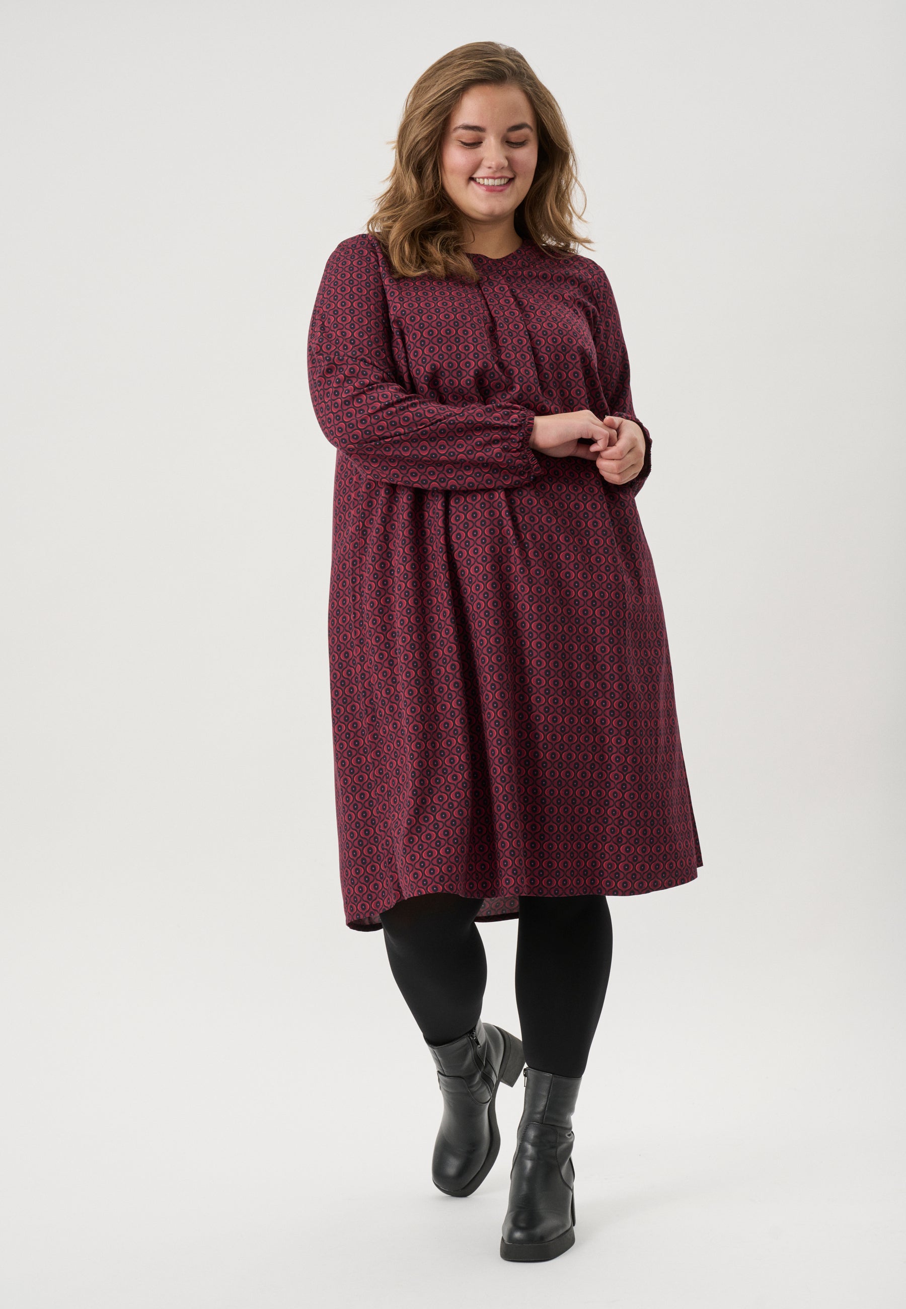 Adia ADRoberta Kjoler 2502 Wine Red