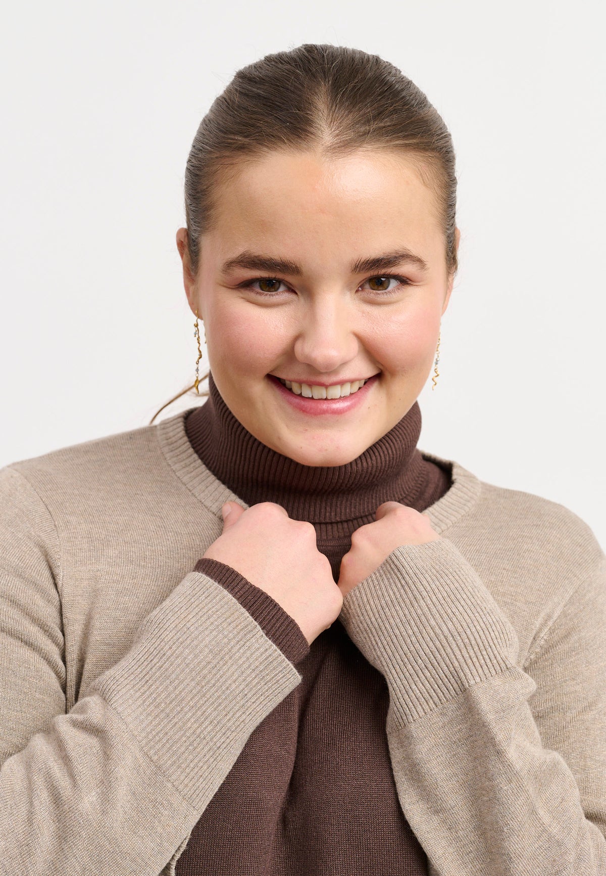 Adia ADSyverine Knit Cardigan 1261 Sand Melange