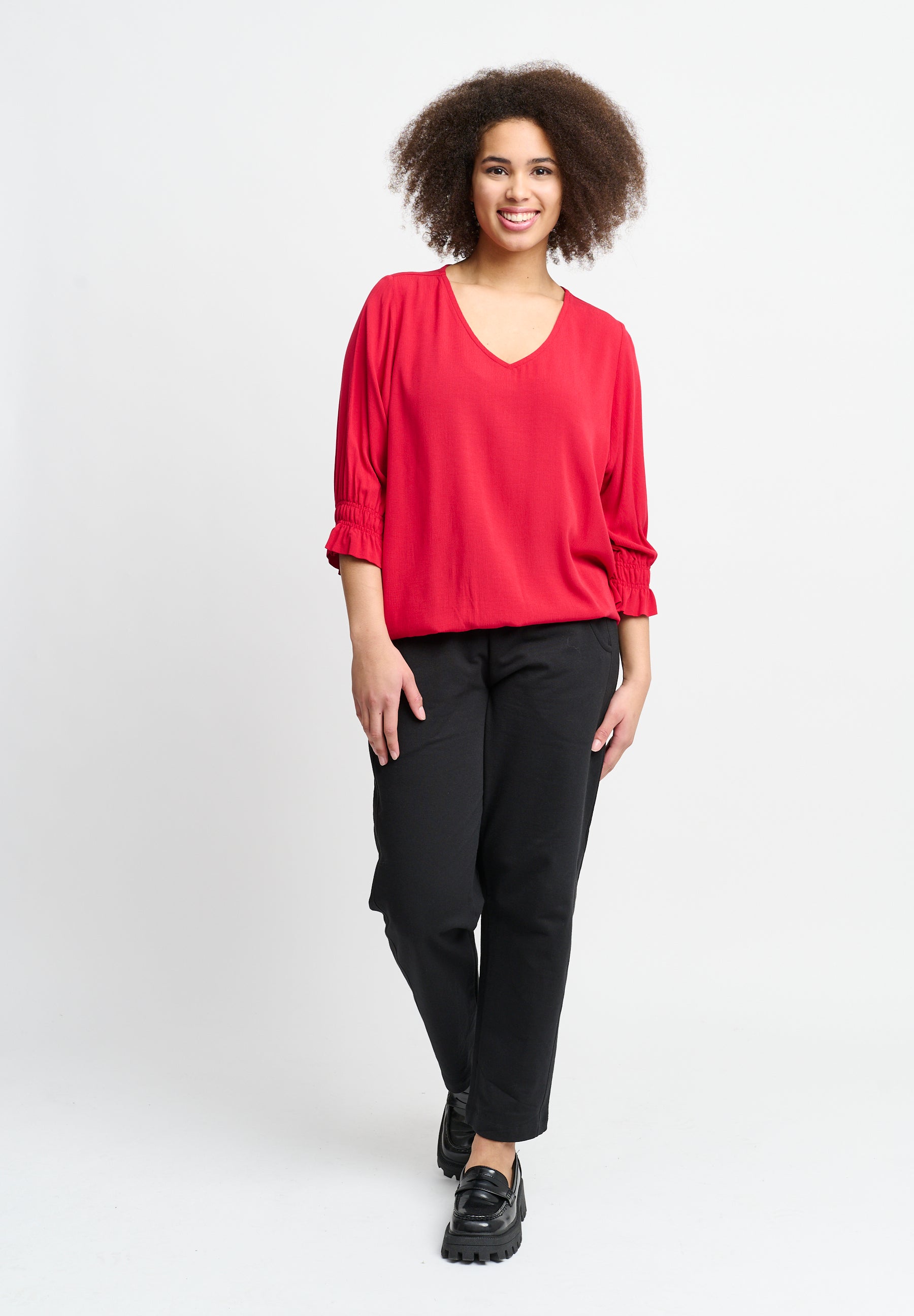 Aprico APIrvine Bluser 354 Warm Red