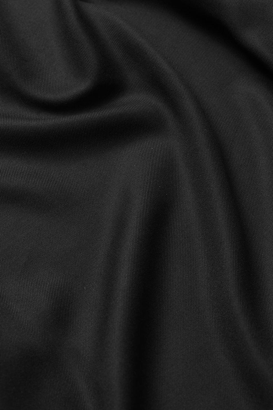 Alba kjole i sort twill viscose - Damernes Outlet