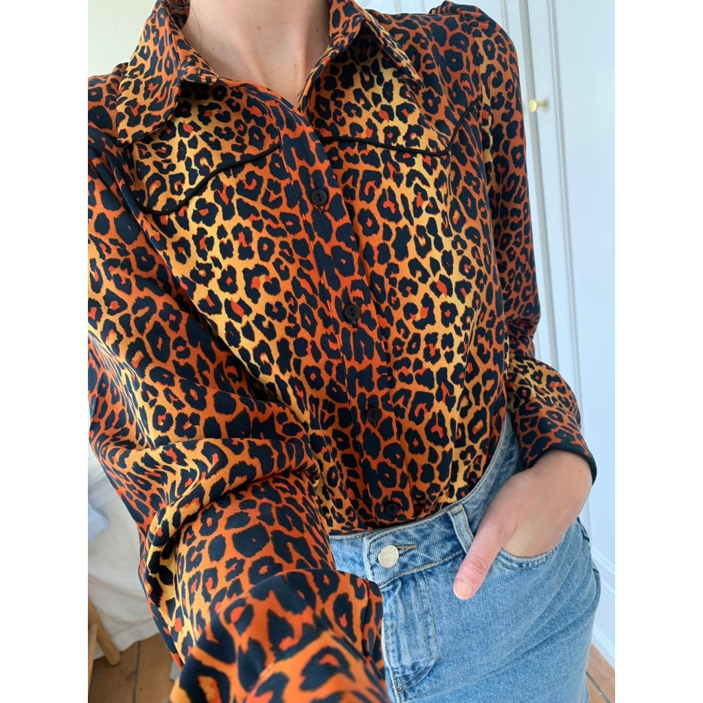 NORR Alexis Shirt Skjorter og bluser Leo-print