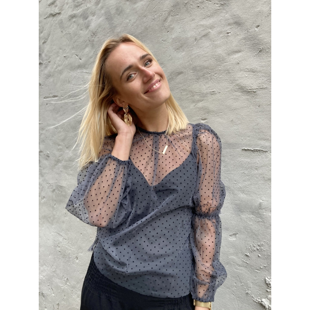 Continue Angelina blouse Skjorter og bluser Grey