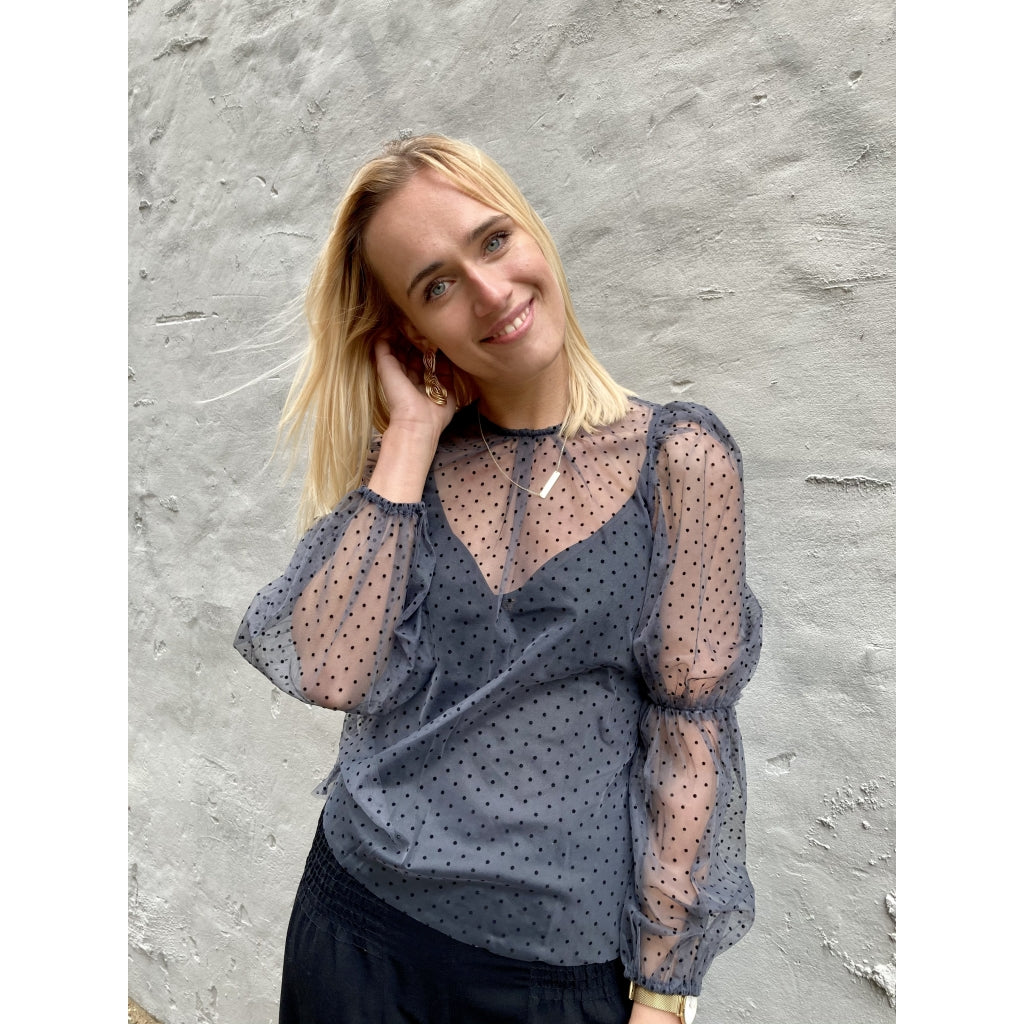 Continue Angelina blouse Skjorter og bluser Grey