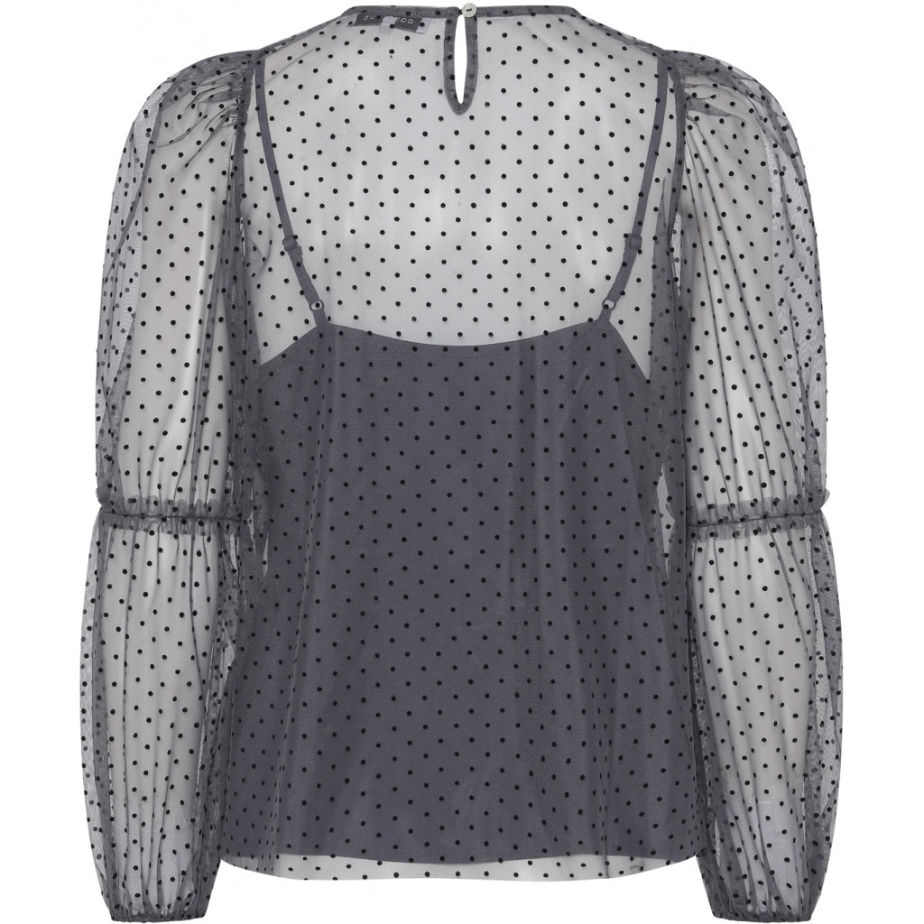Continue Angelina blouse Skjorter og bluser Grey