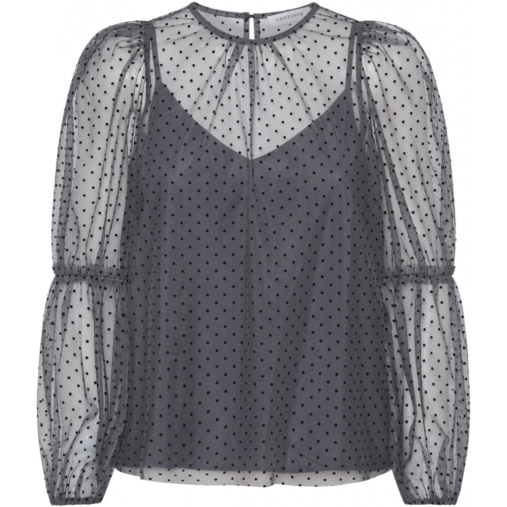Continue Angelina blouse Skjorter og bluser Grey