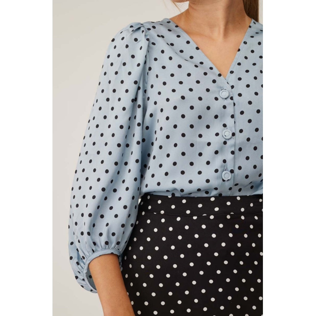 A-View Anja blouse Skjorter og bluser Light blue
