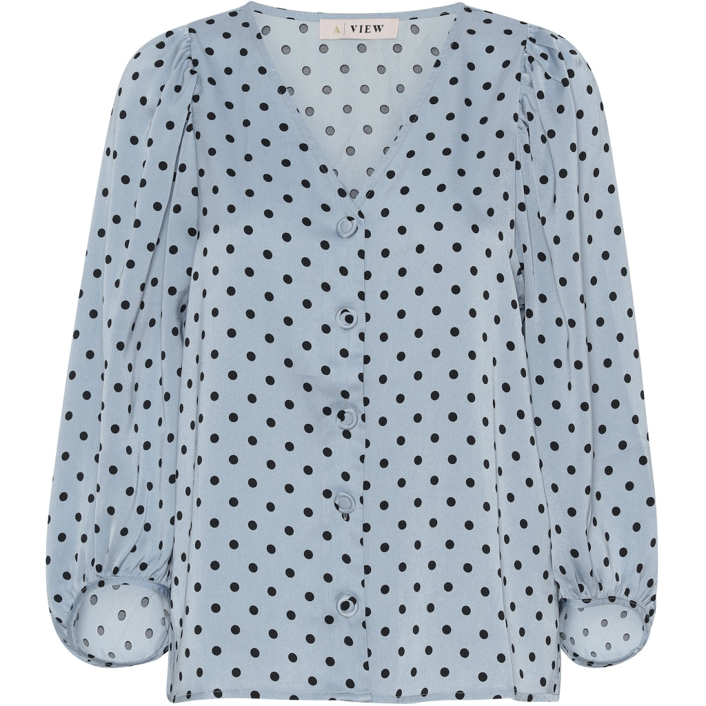 A-View Anja blouse Skjorter og bluser Light blue