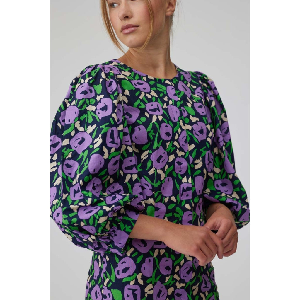 A-View Anni dress Dress Blue-purple-green print