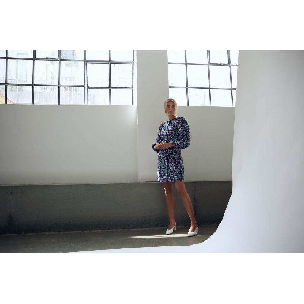 A-View Anni dress Dress Blue-purple-green print