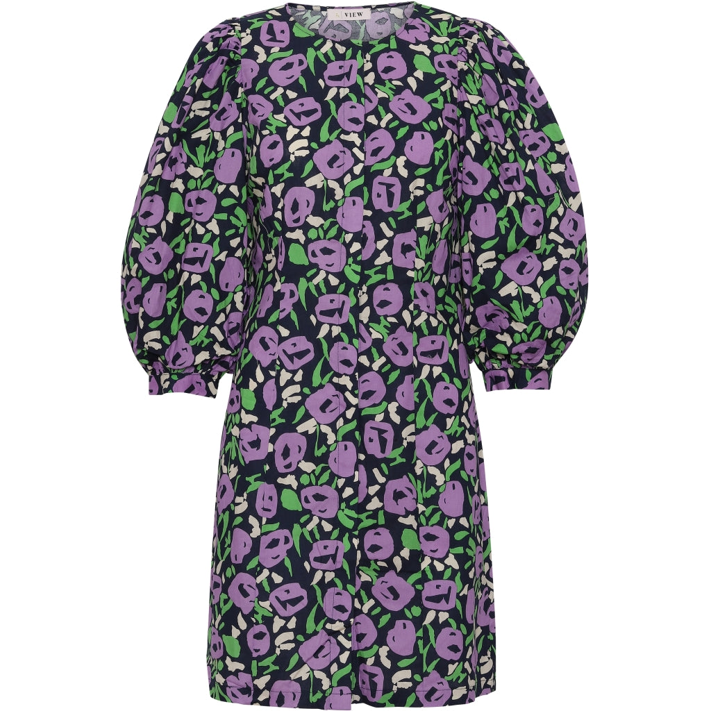 A-View Anni dress Dress Blue-purple-green print