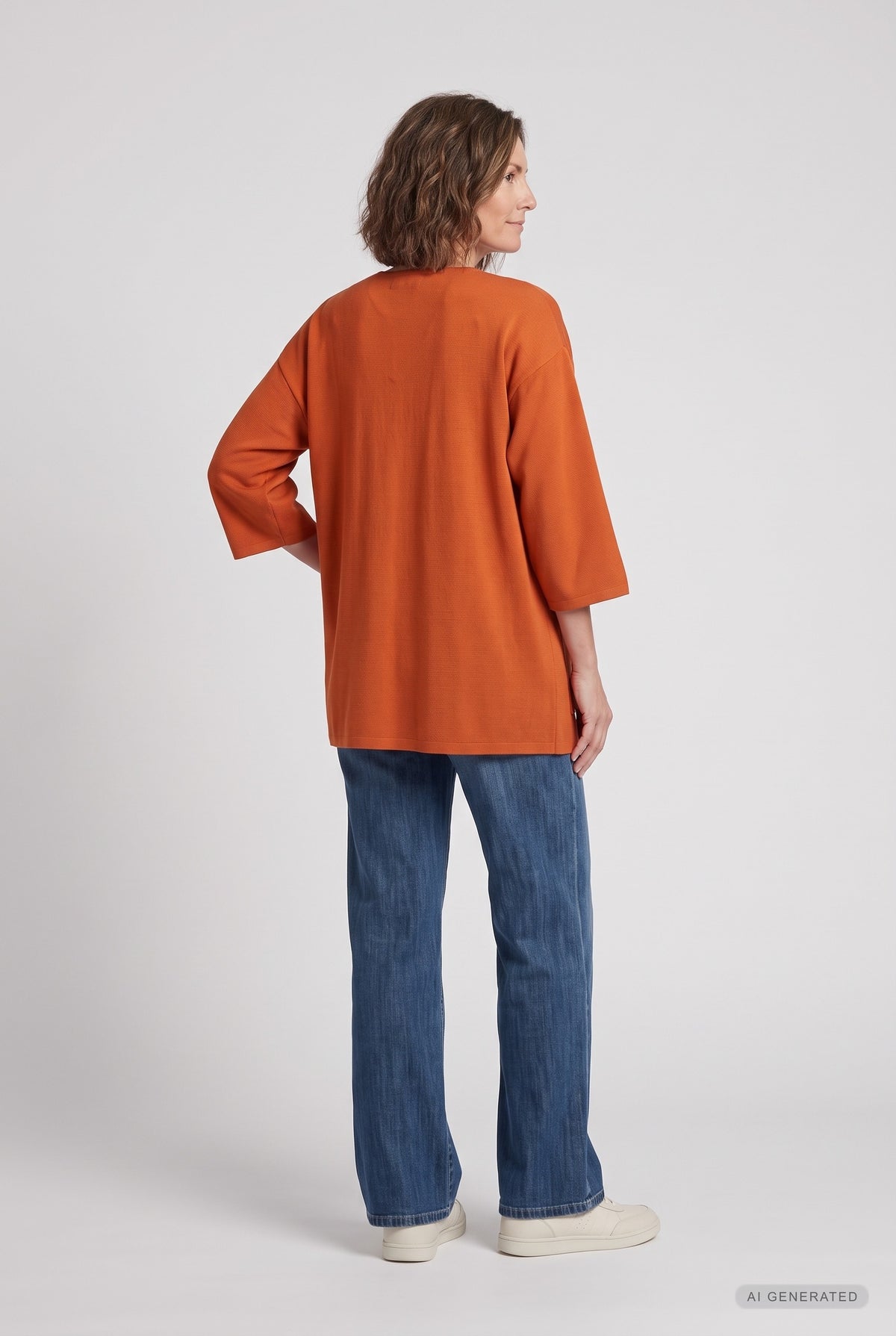 Lind Bea Knit Cardigan 299 Orange