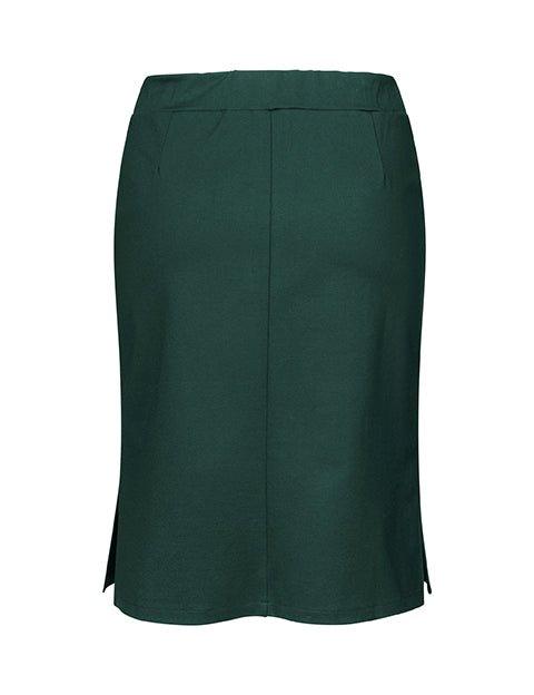 Betty pencil skirt i grøn jersey - Damernes Outlet