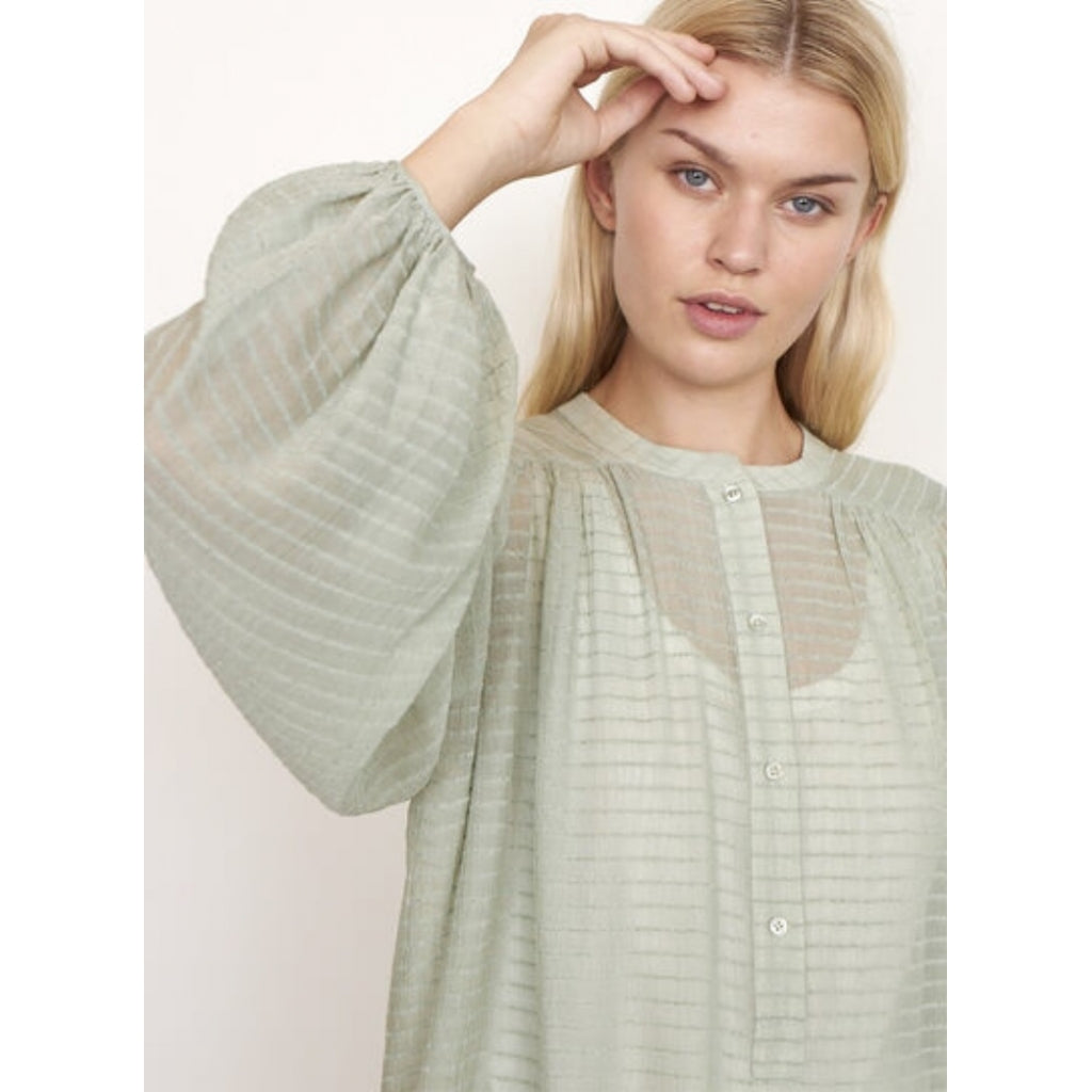 Second Female Bogota blouse Skjorter og bluser Dessert sage