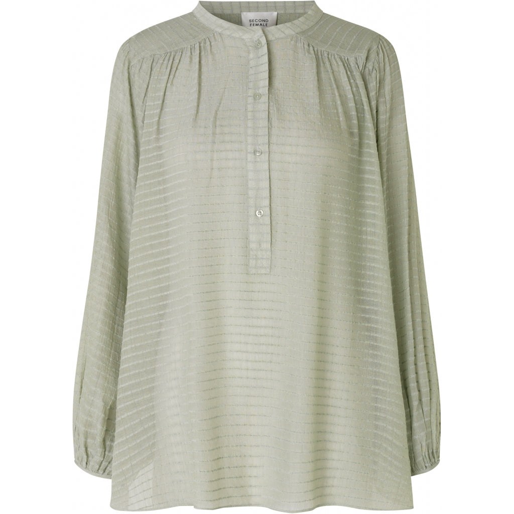 Second Female Bogota blouse Skjorter og bluser Dessert sage