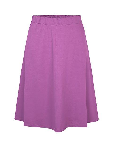 Britt nederdel i syren - Damernes Outlet