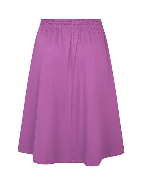 Britt nederdel i syren - Damernes Outlet