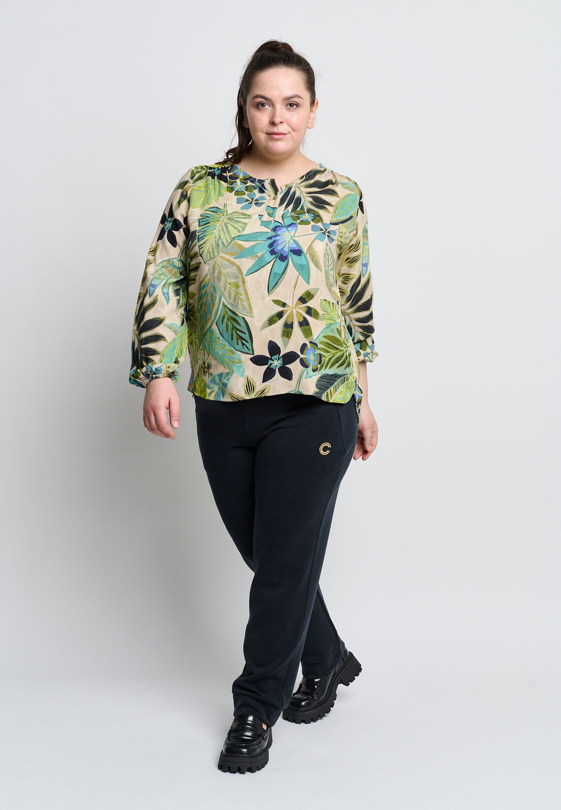 Chalou CHNelli Bluser 025 Olive green