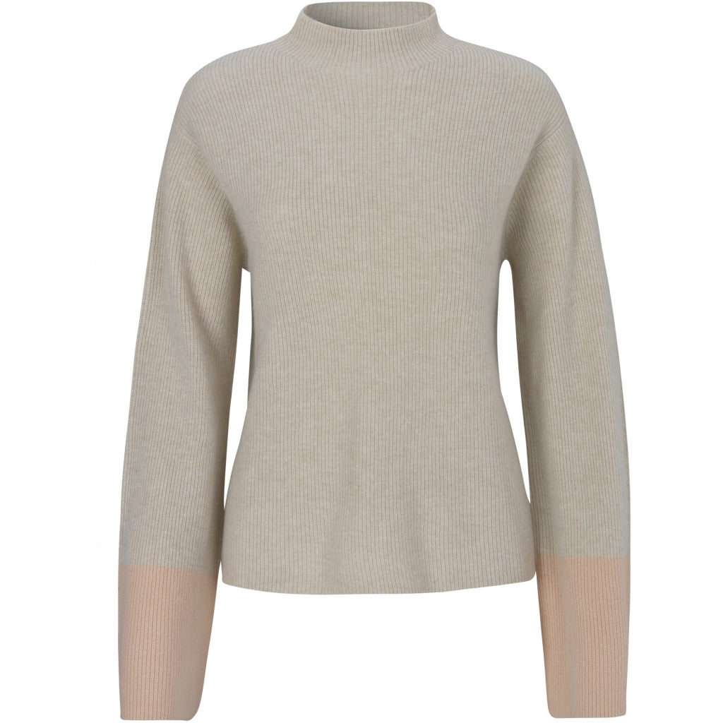 Blanche Cami block rib knit Knit Taupe