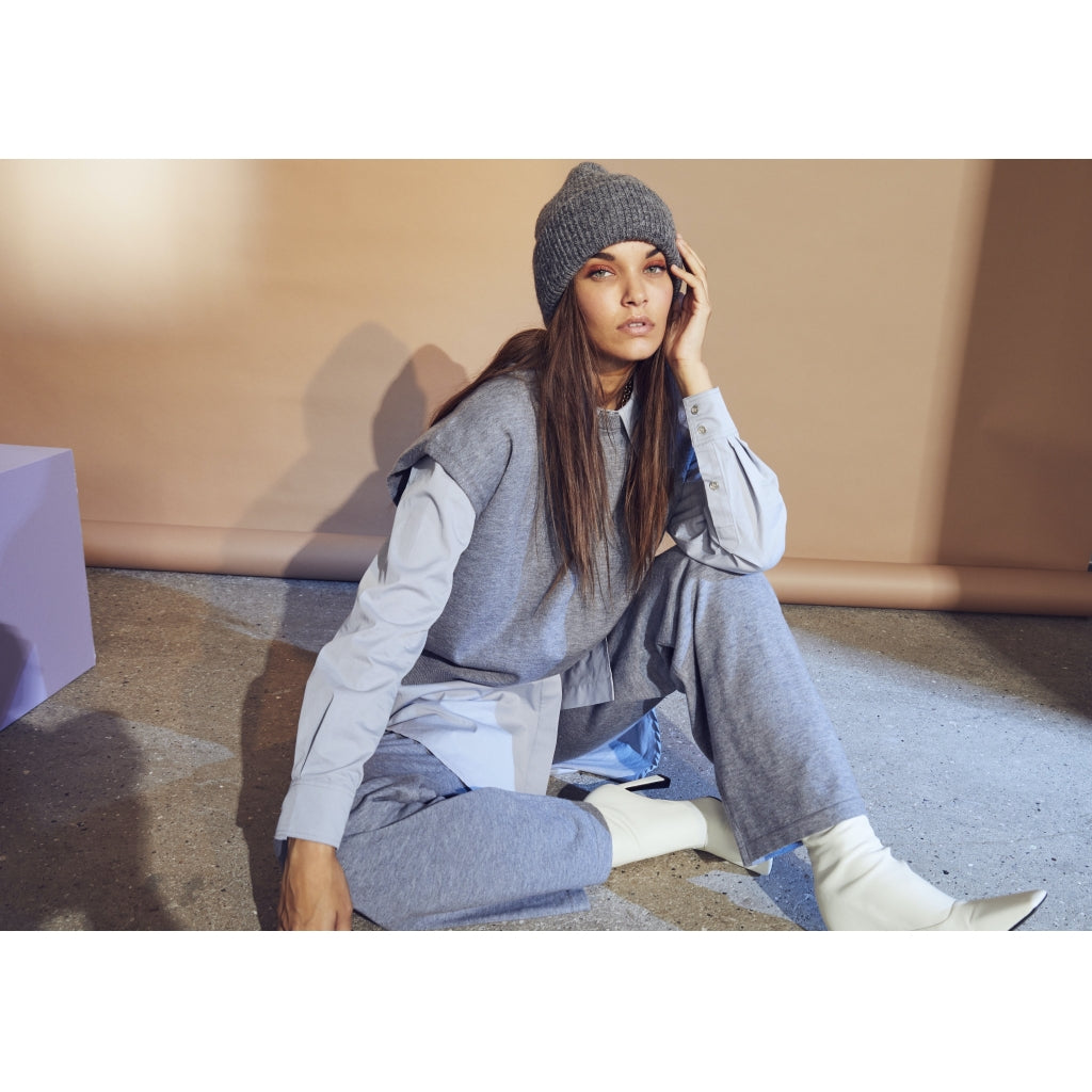 Co'couture Camron Knit Pant Knit Grey melange