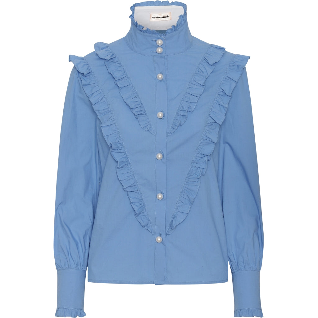 Custommade Cana shirt Skjorter og bluser Silver Lake Blue