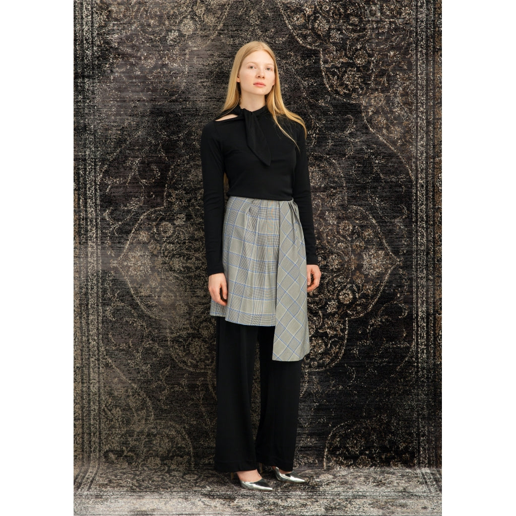 Blanche Carisi tie blouse Skjorter og bluser Black